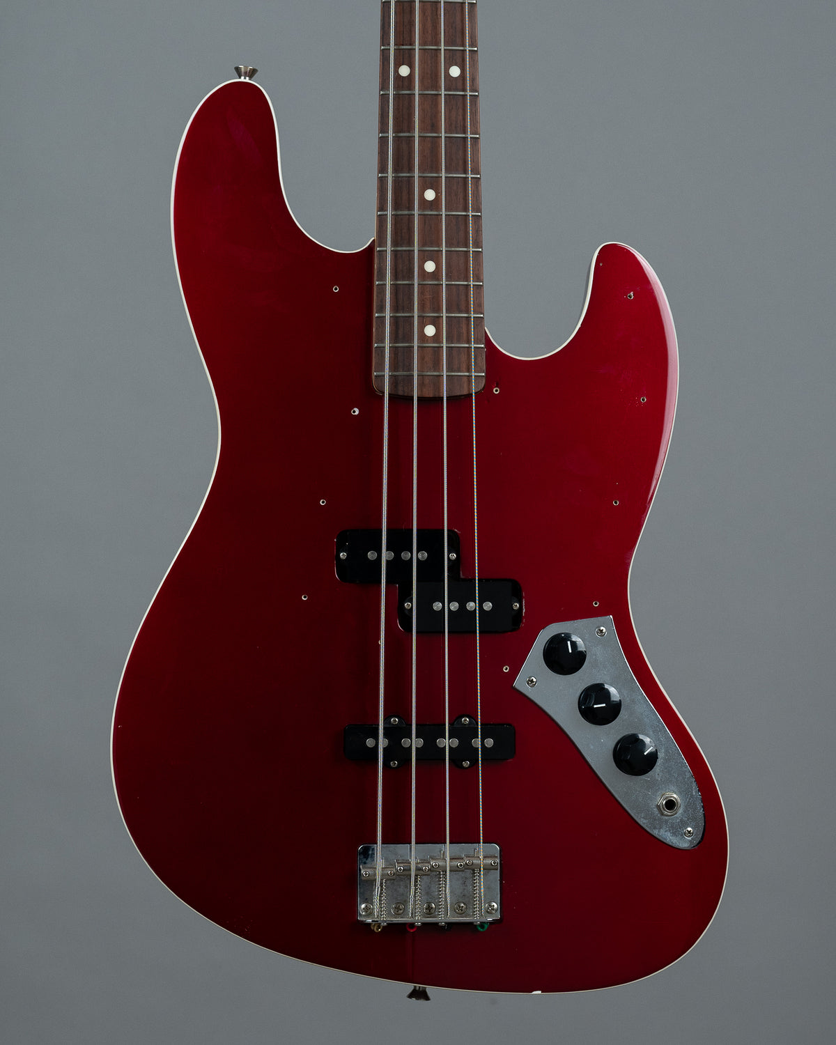 c2006 Fender Aerodyne Jazz Bass (Japan, Candy Apple Red)