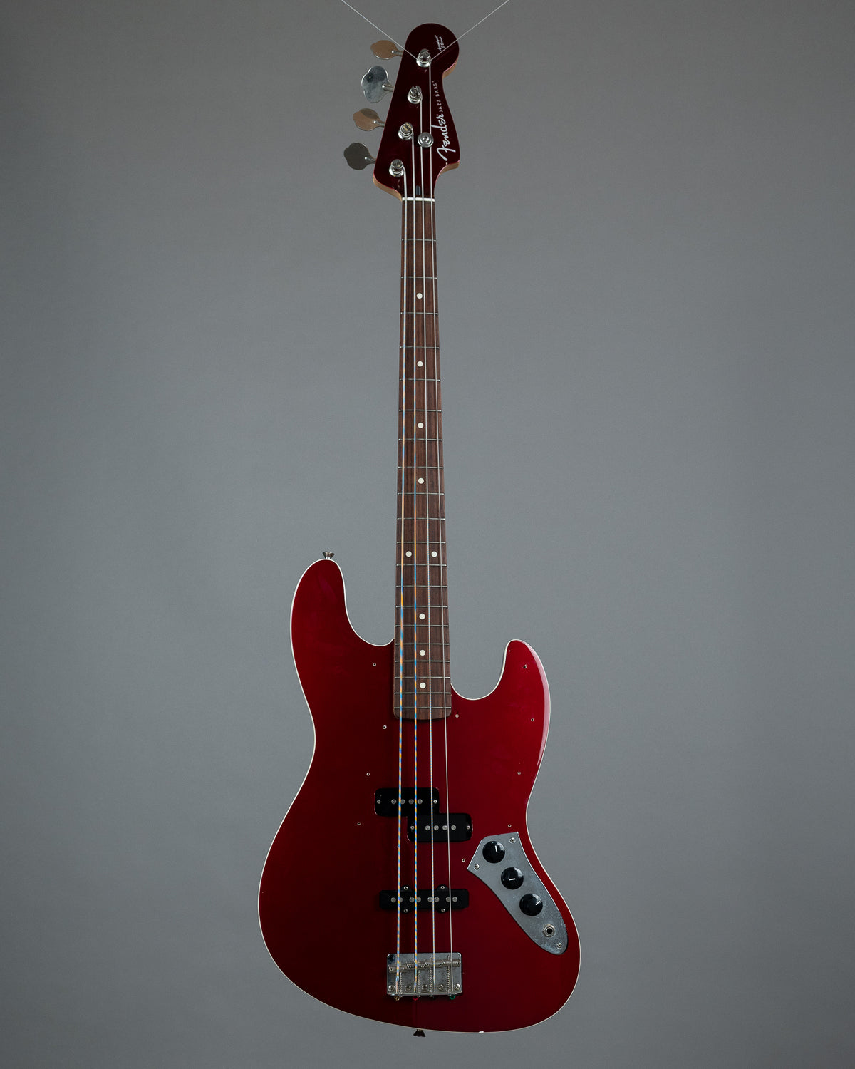 c2006 Fender Aerodyne Jazz Bass (Japan, Candy Apple Red)