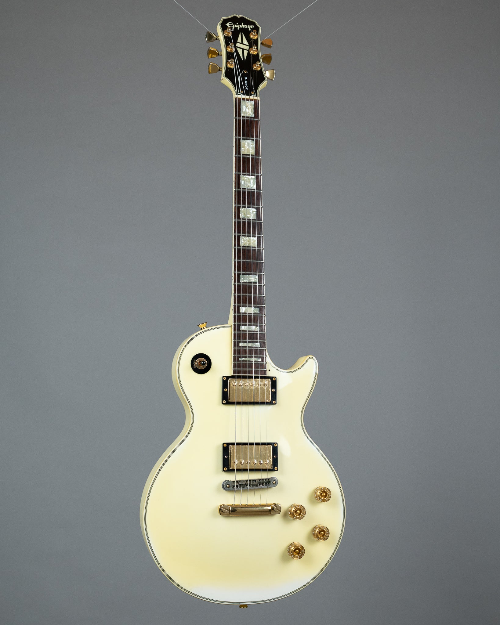 1996 Epiphone by Gibson Les Paul Custom (Japan, White)