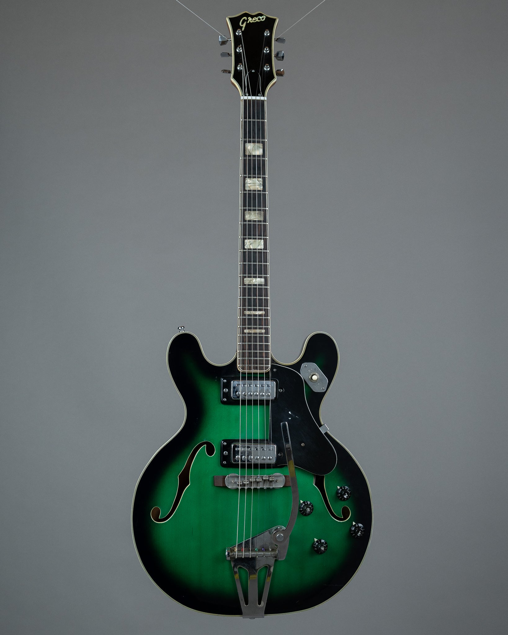 c1960s Greco Hollowbody (Japan, Greenburst)