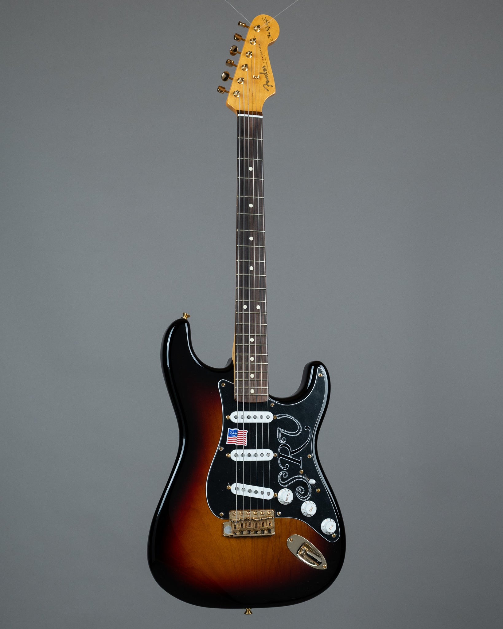 2017 Fender SRV Stratocaster (USA, Sunburst, OHSC)