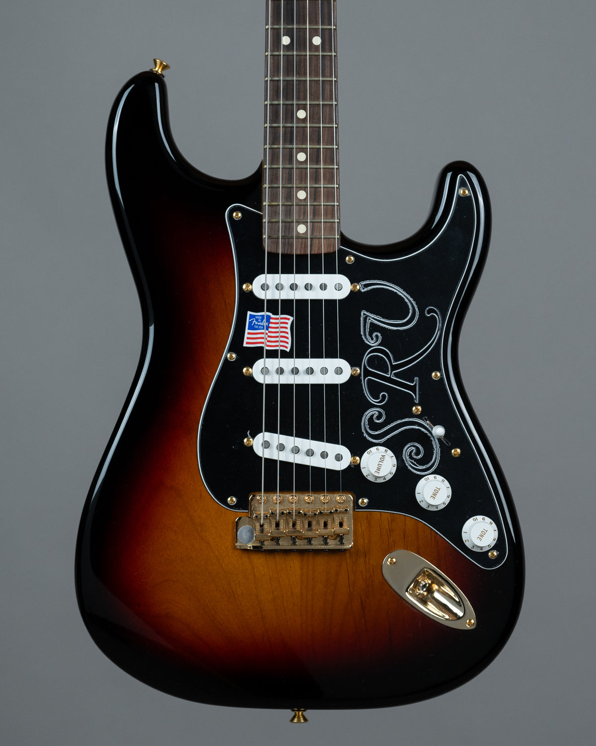 2017 Fender SRV Stratocaster (USA, Sunburst, OHSC)