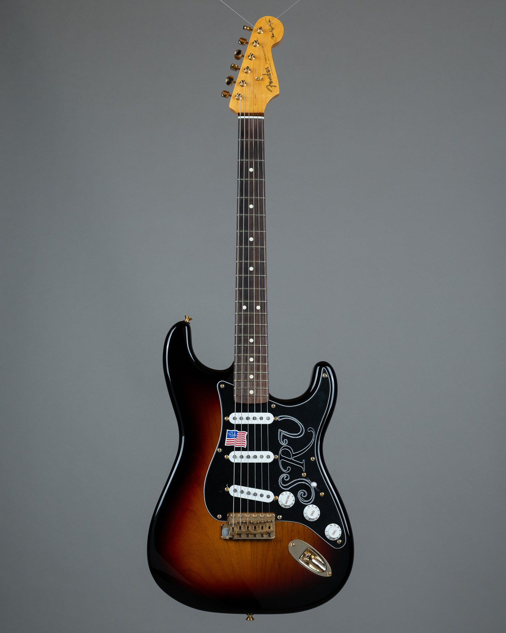 2017 Fender SRV Stratocaster (USA, Sunburst, OHSC)