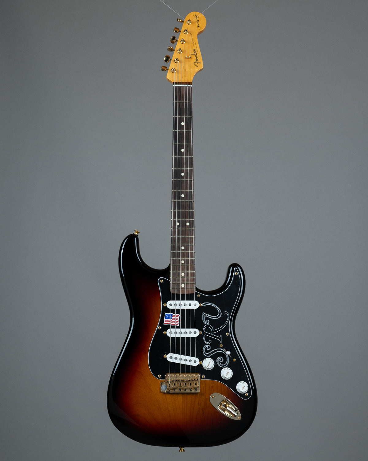 2017 Fender SRV Stratocaster (USA, Sunburst, OHSC)