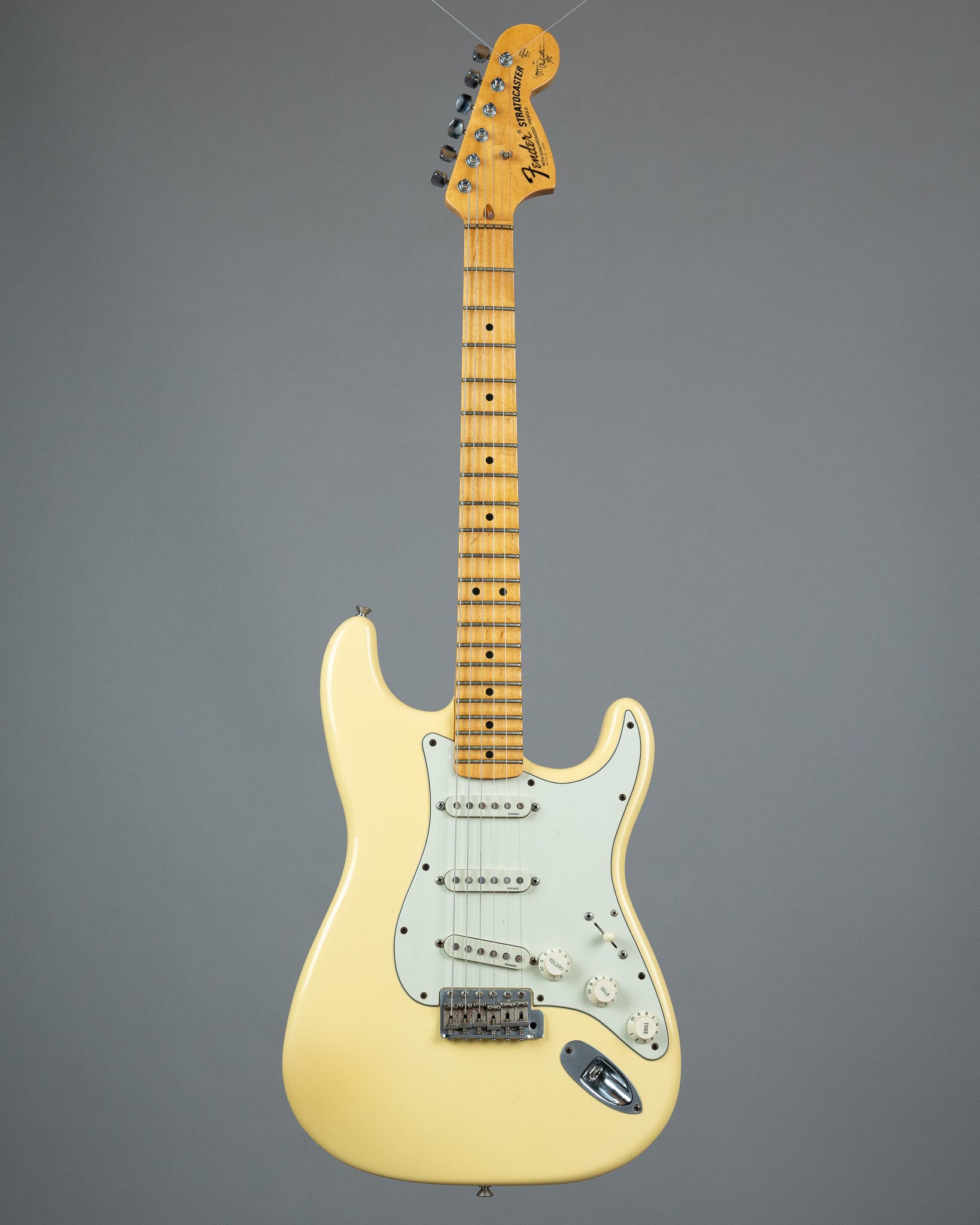 1998 Fender Yngwie Malmsteen Stratocaster (USA, White, HSC)