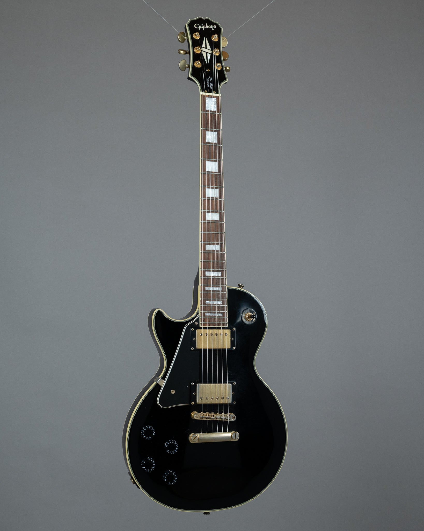 2006 Epiphone Les Paul Custom Left Handed (China, Black)