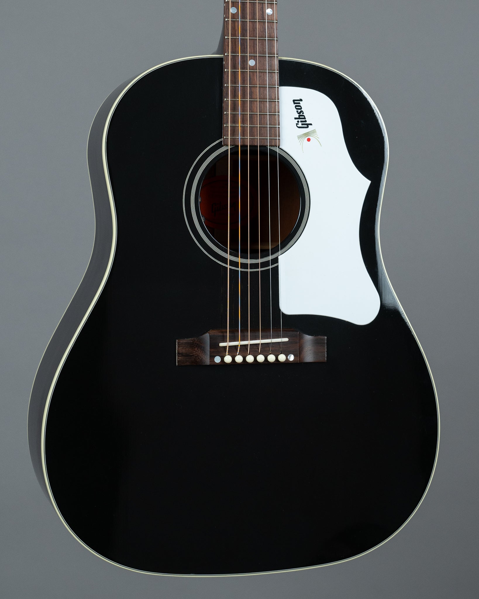 2014 Gibson Custom Shop '1960 J-45 Ebony Special' (USA, Ebony, LR Bagg