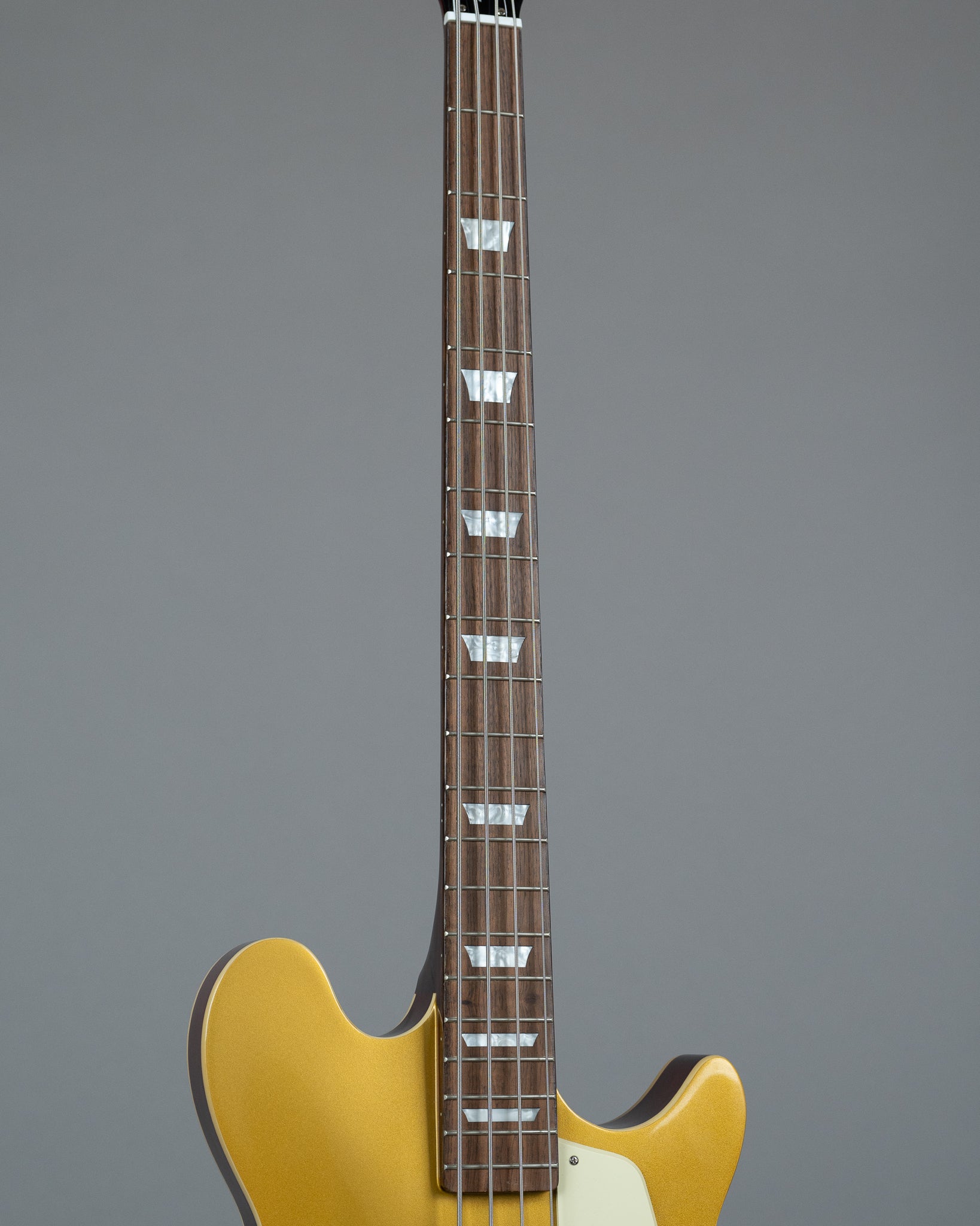 2020 Epiphone Jack Casady Bass (China, Metallic Gold, OHSC)