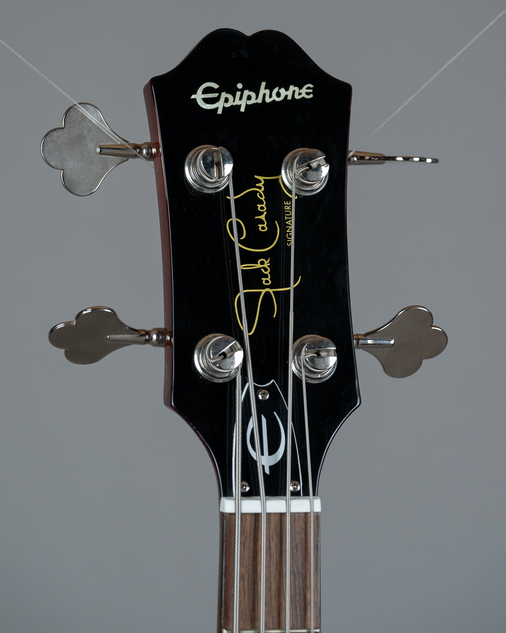 2020 Epiphone Jack Casady Bass (China, Metallic Gold, OHSC)