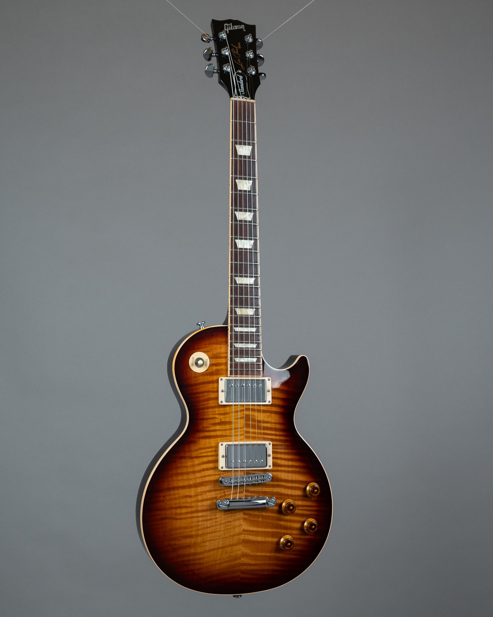 2016 Gibson Les Paul Standard Plus Top (USA, Bourbon Burst, OHSC)