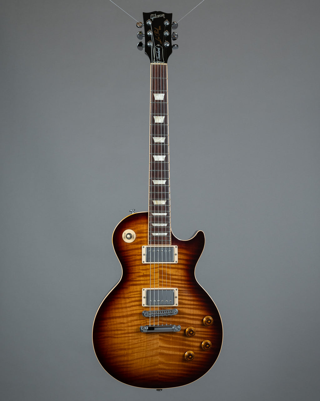 2016 Gibson Les Paul Standard Plus Top (USA, Bourbon Burst, OHSC)