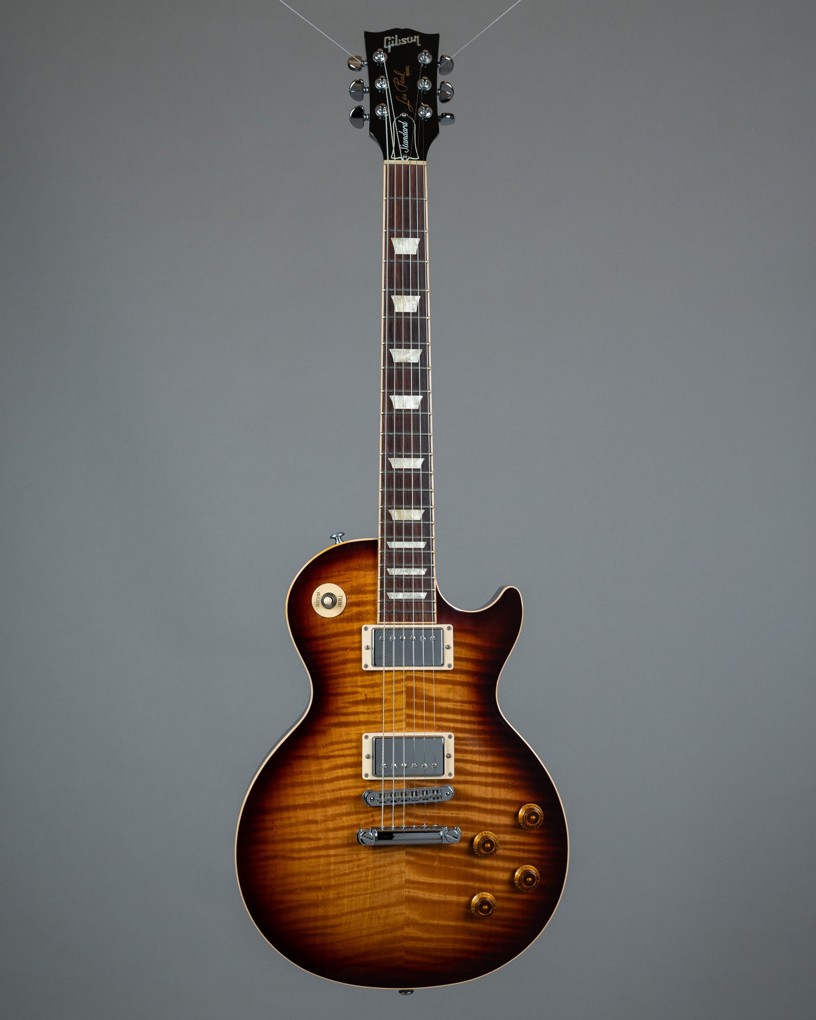 2016 Gibson Les Paul Standard Plus Top (USA, Bourbon Burst, OHSC)