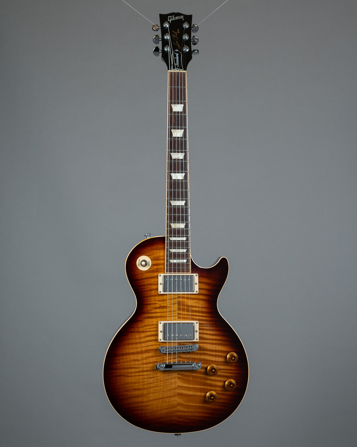 2016 Gibson Les Paul Standard Plus Top (USA, Bourbon Burst, OHSC)