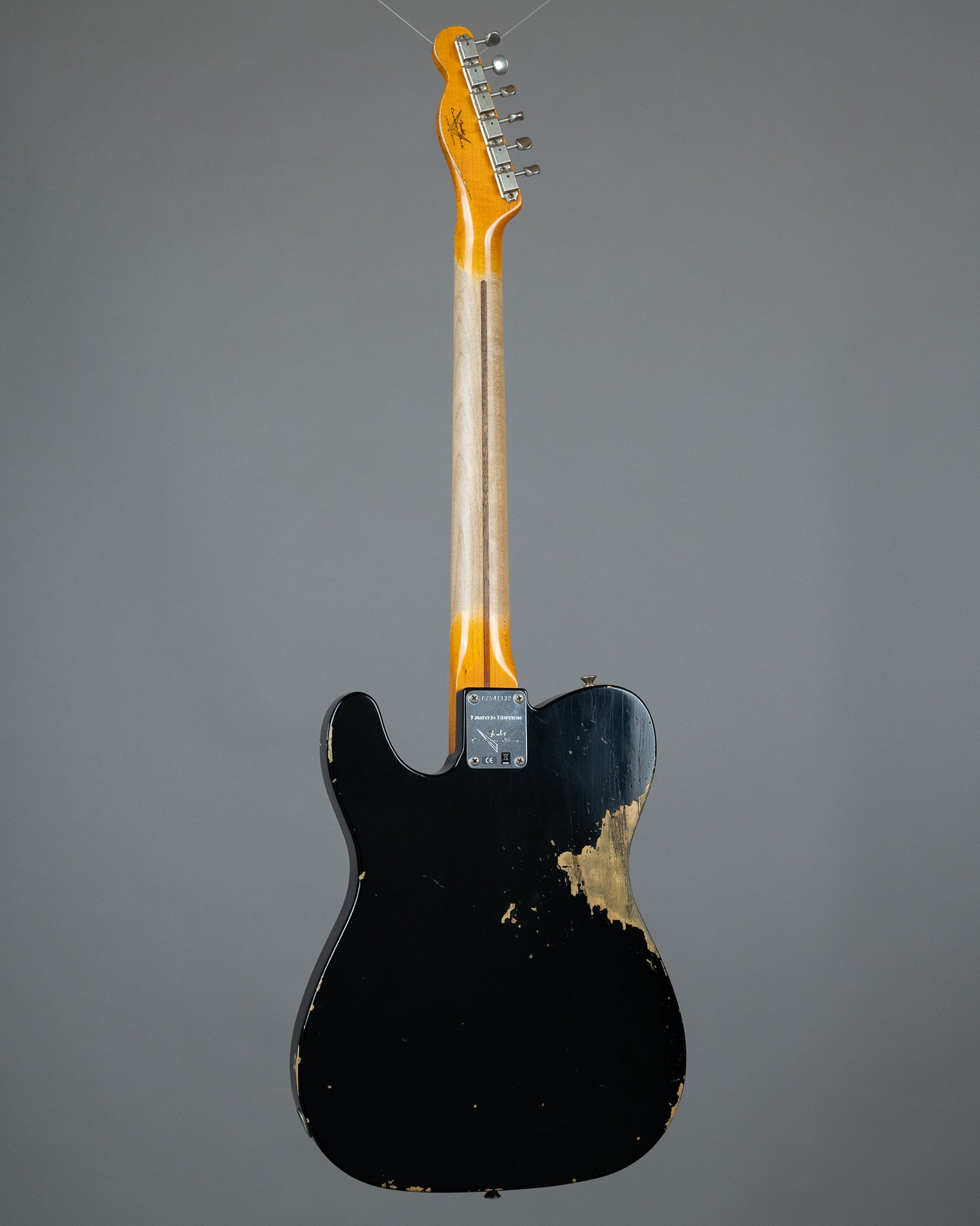2019 Fender Custom Shop Telecaster Vibra 50s Style Ltd Ed (USA, Black, OHSC)