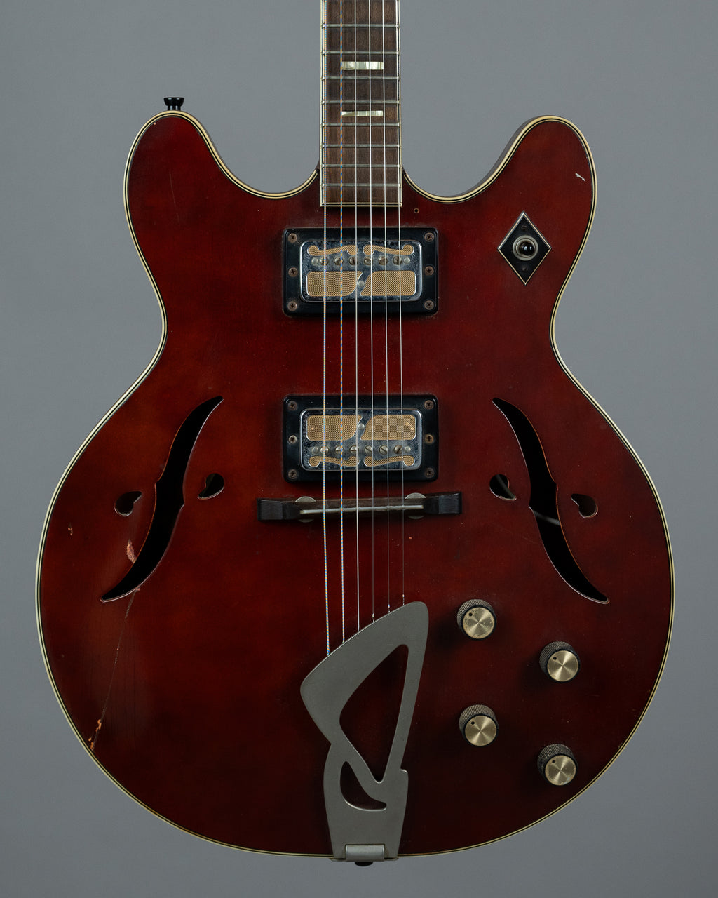c1967 Harmony H-72 (USA, Cherry, HSC)