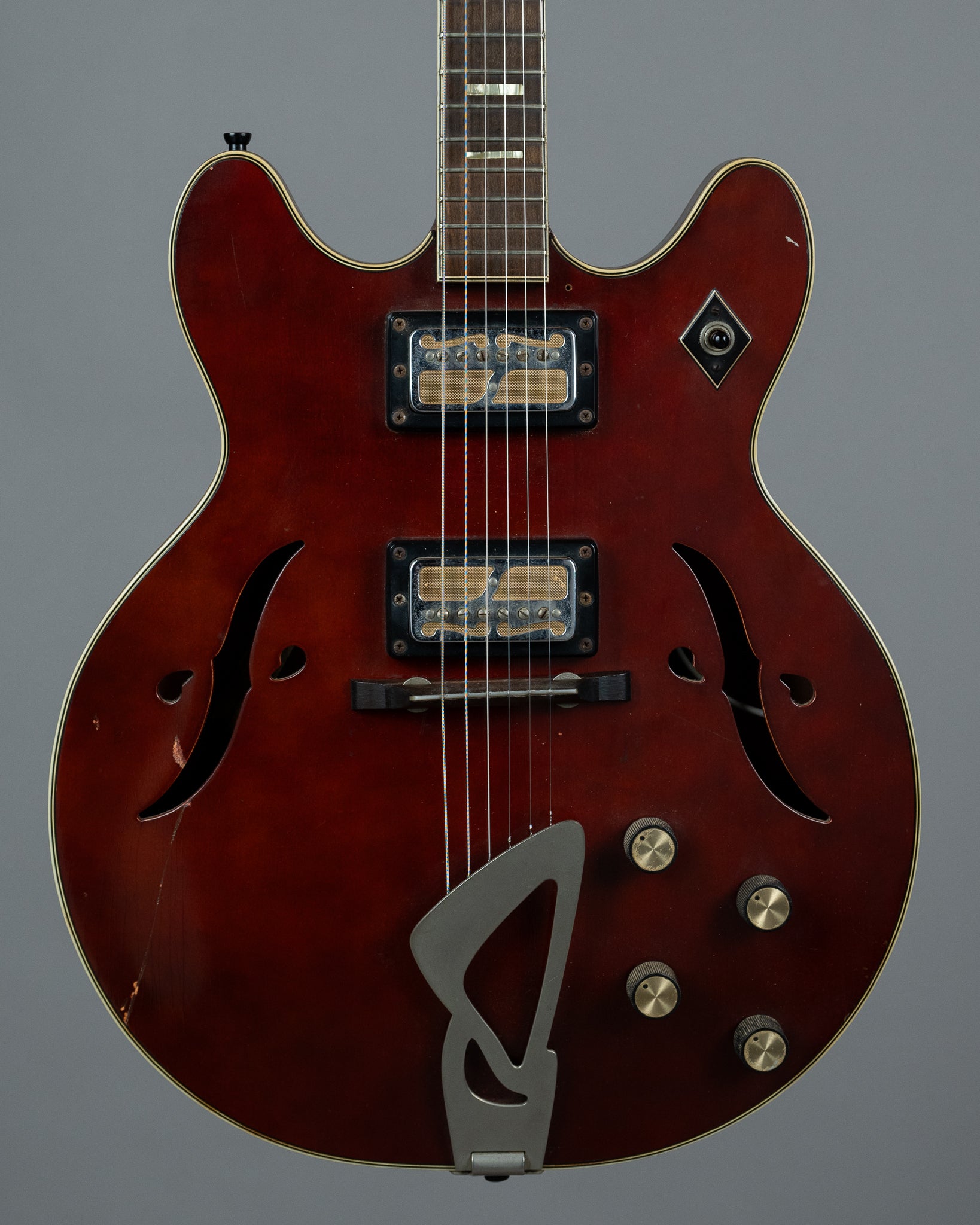c1967 Harmony H-72 (USA, Cherry, HSC)
