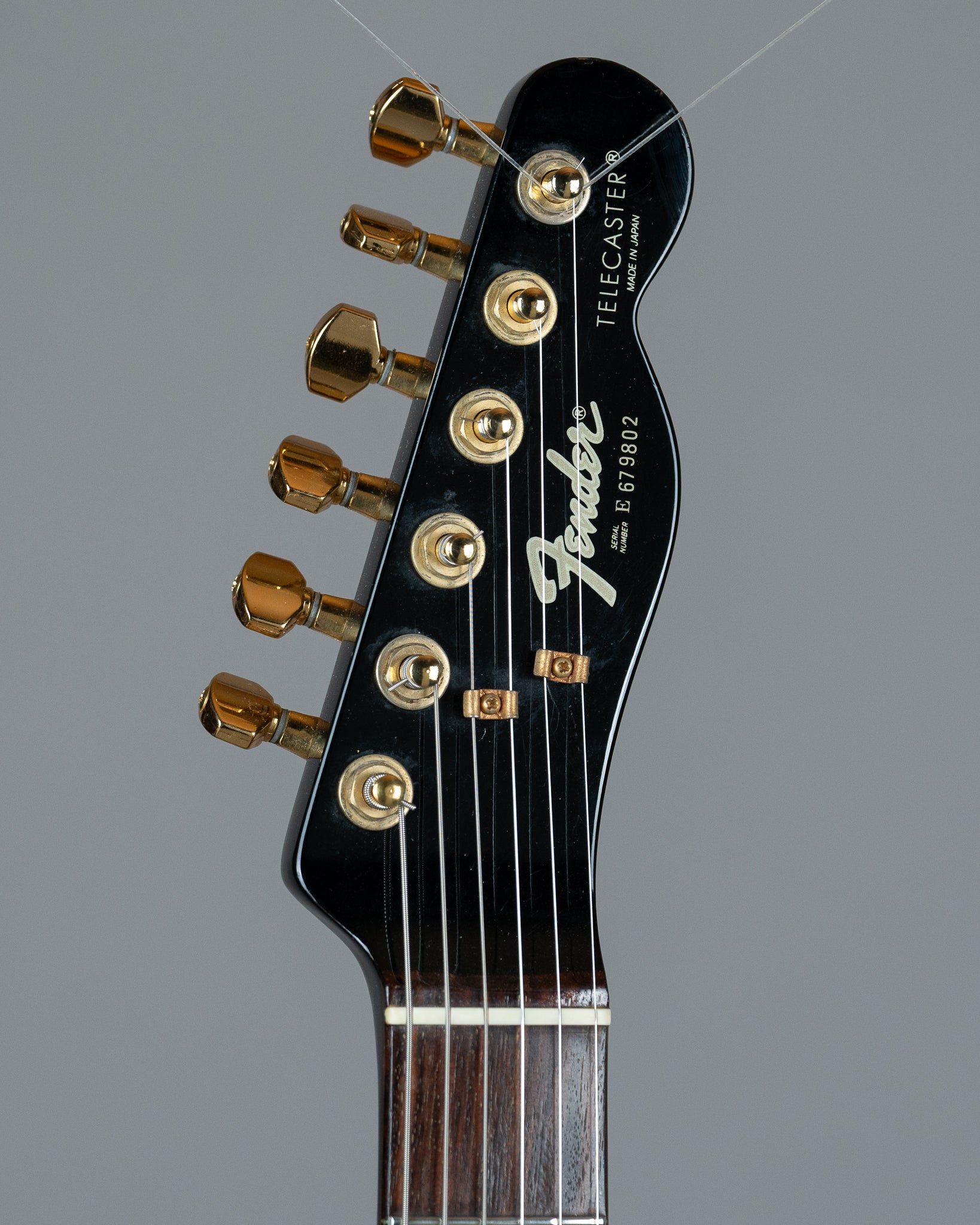 c1986 Fender TLG-80 'Black and Gold' Telecaster (Japan, Black, Gold Hardware)