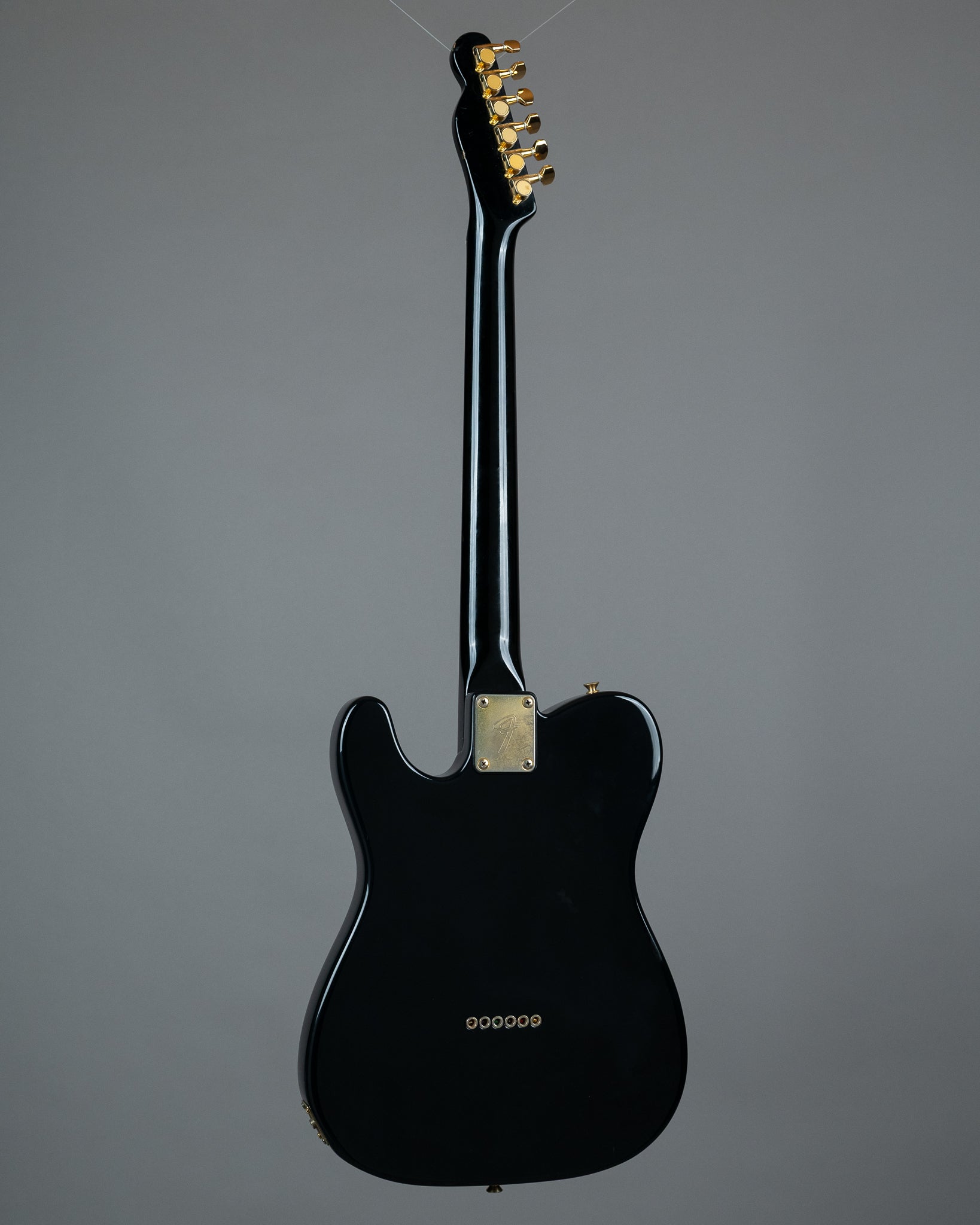 c1986 Fender TLG-80 'Black and Gold' Telecaster (Japan, Black, Gold Hardware)