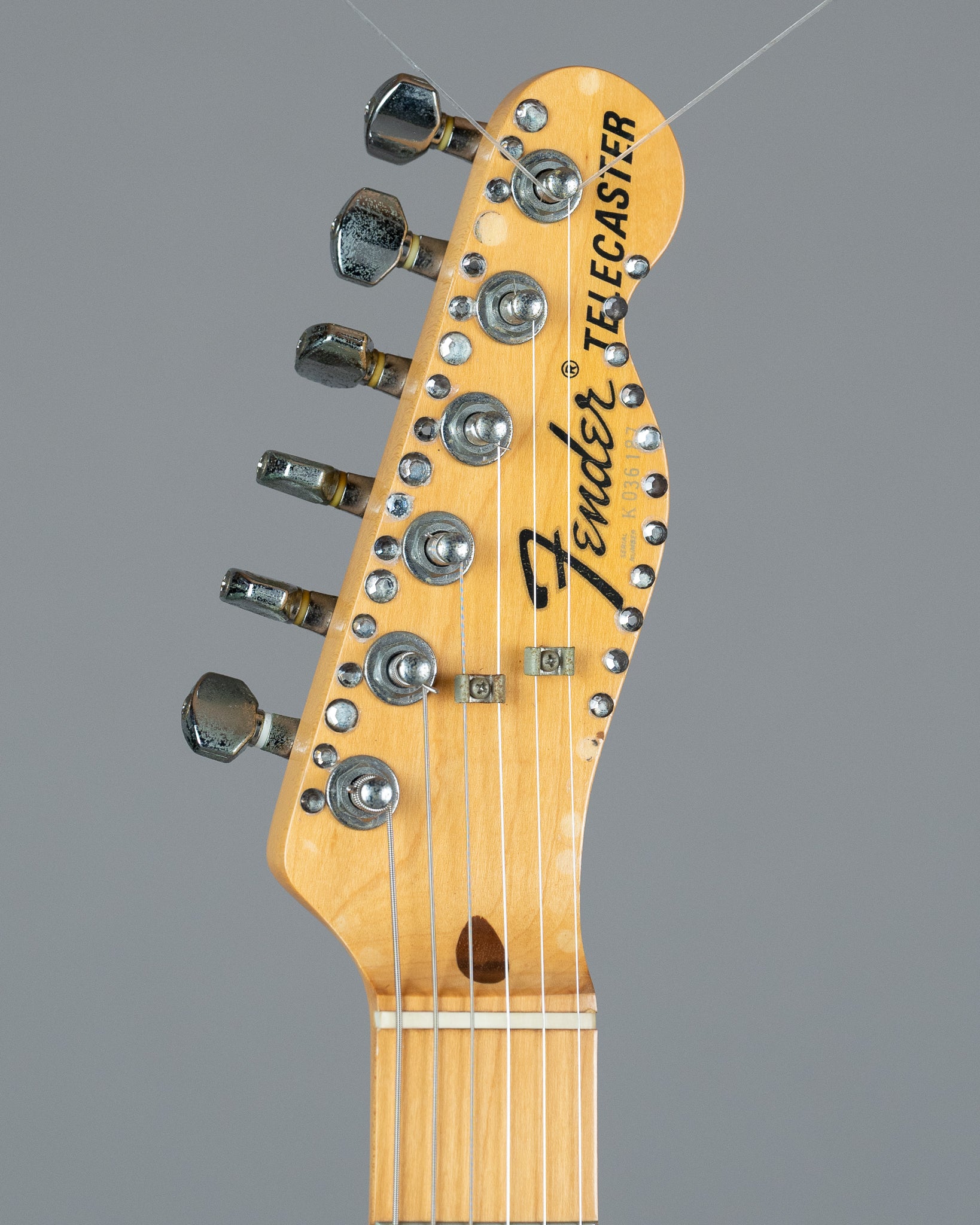 c1990 Fender TL-72 Telecaster (Japan, Natural, 'The Bedazzler')