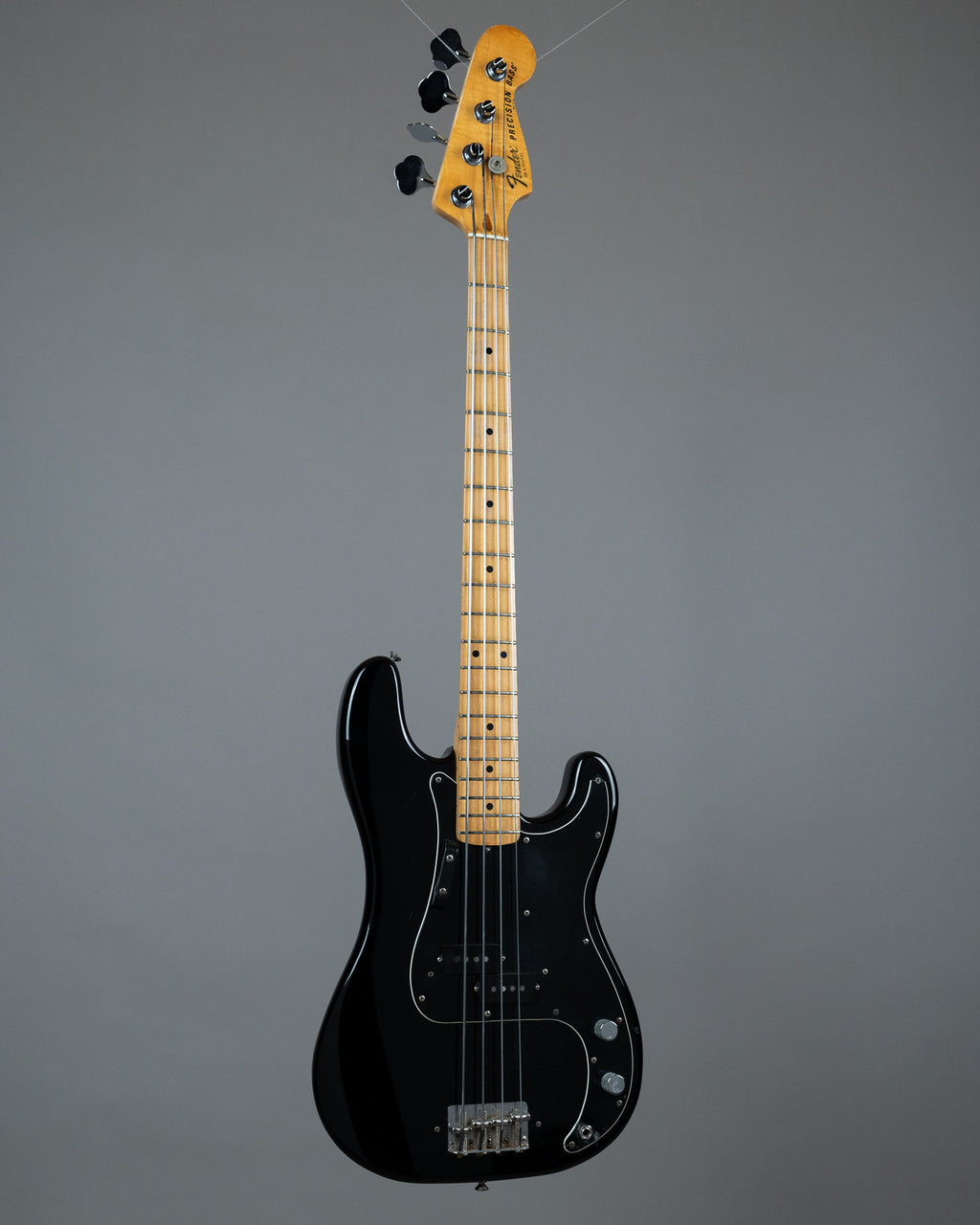 1978 Fender Precision Bass (USA, Black, OHSC no logo)