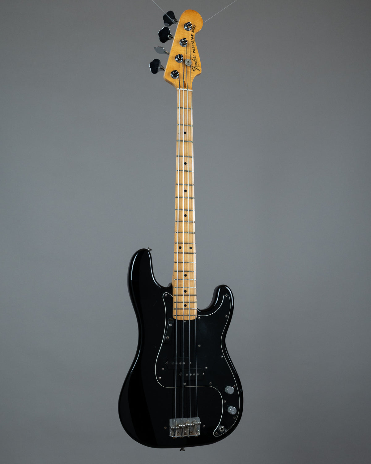 1978 Fender Precision Bass (USA, Black, OHSC no logo)