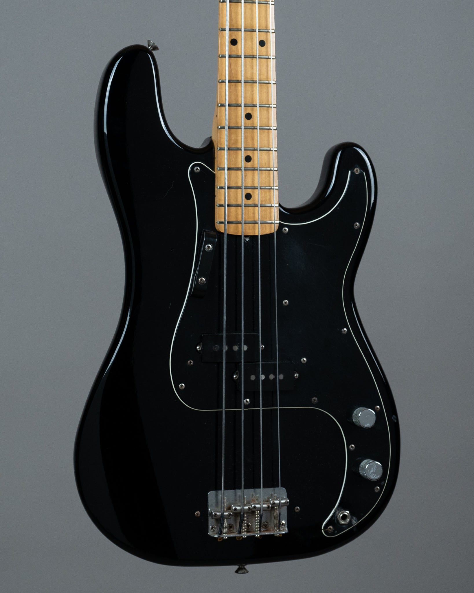 1978 Fender Precision Bass (USA, Black, OHSC no logo)
