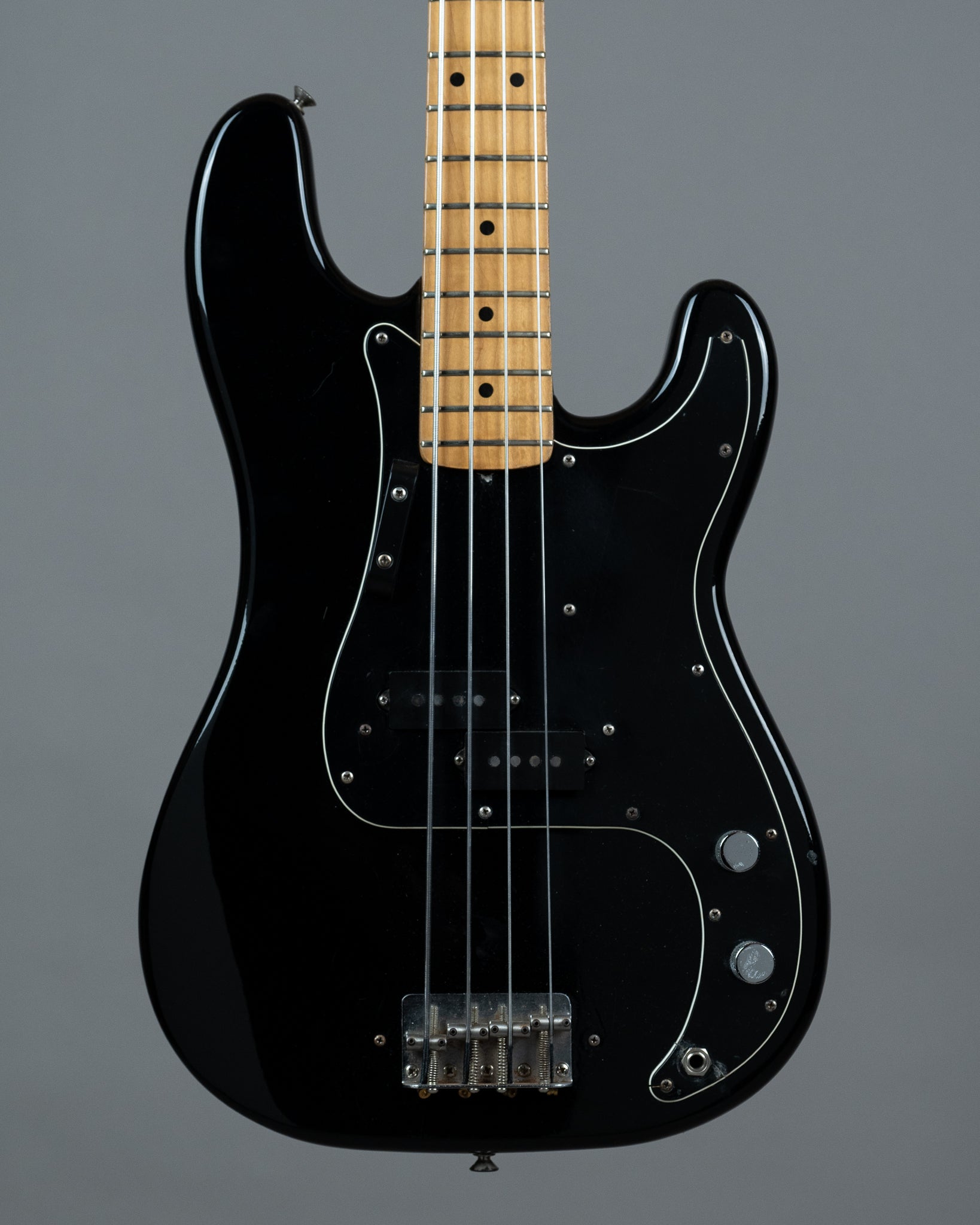 1978 Fender Precision Bass (USA, Black, OHSC no logo)