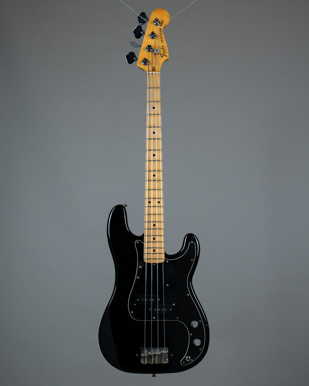 1978 Fender Precision Bass (USA, Black, OHSC no logo)