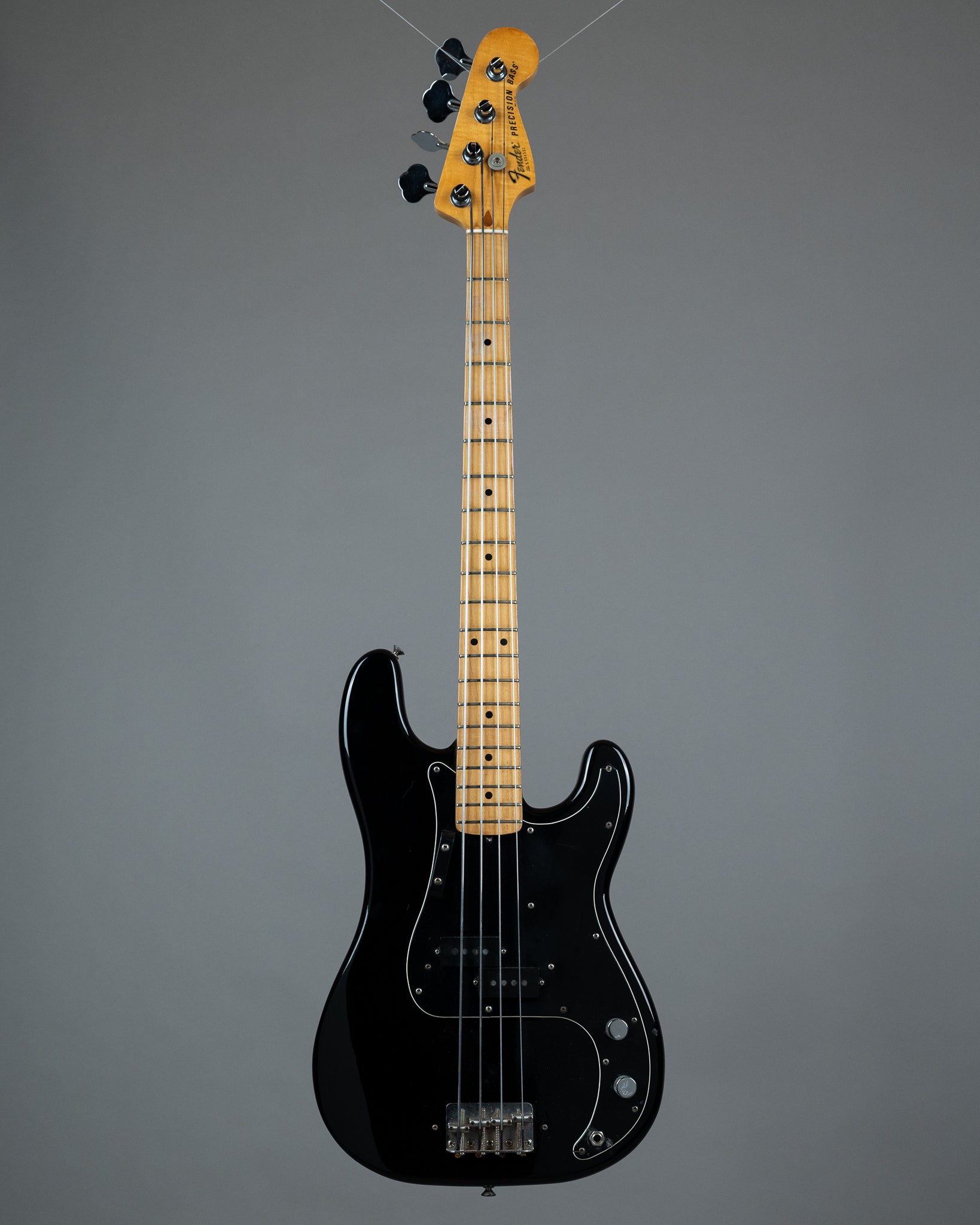 1978 Fender Precision Bass (USA, Black, OHSC no logo)