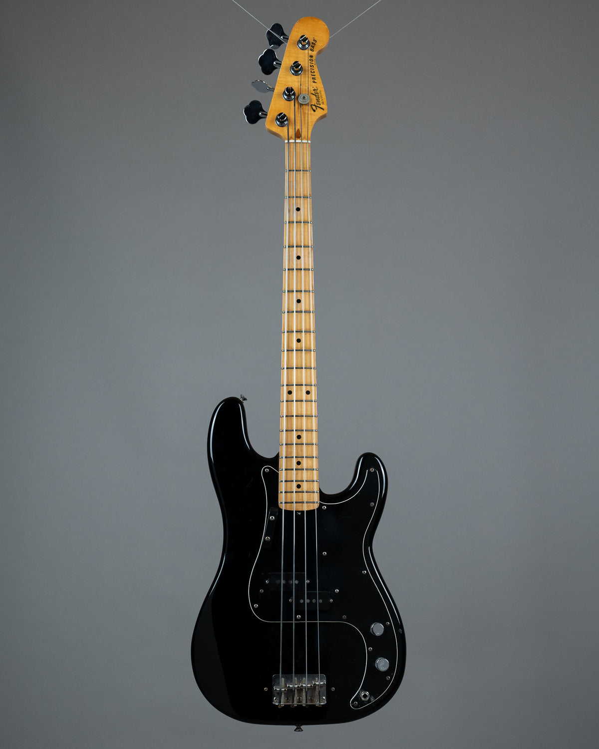 1978 Fender Precision Bass (USA, Black, OHSC no logo)