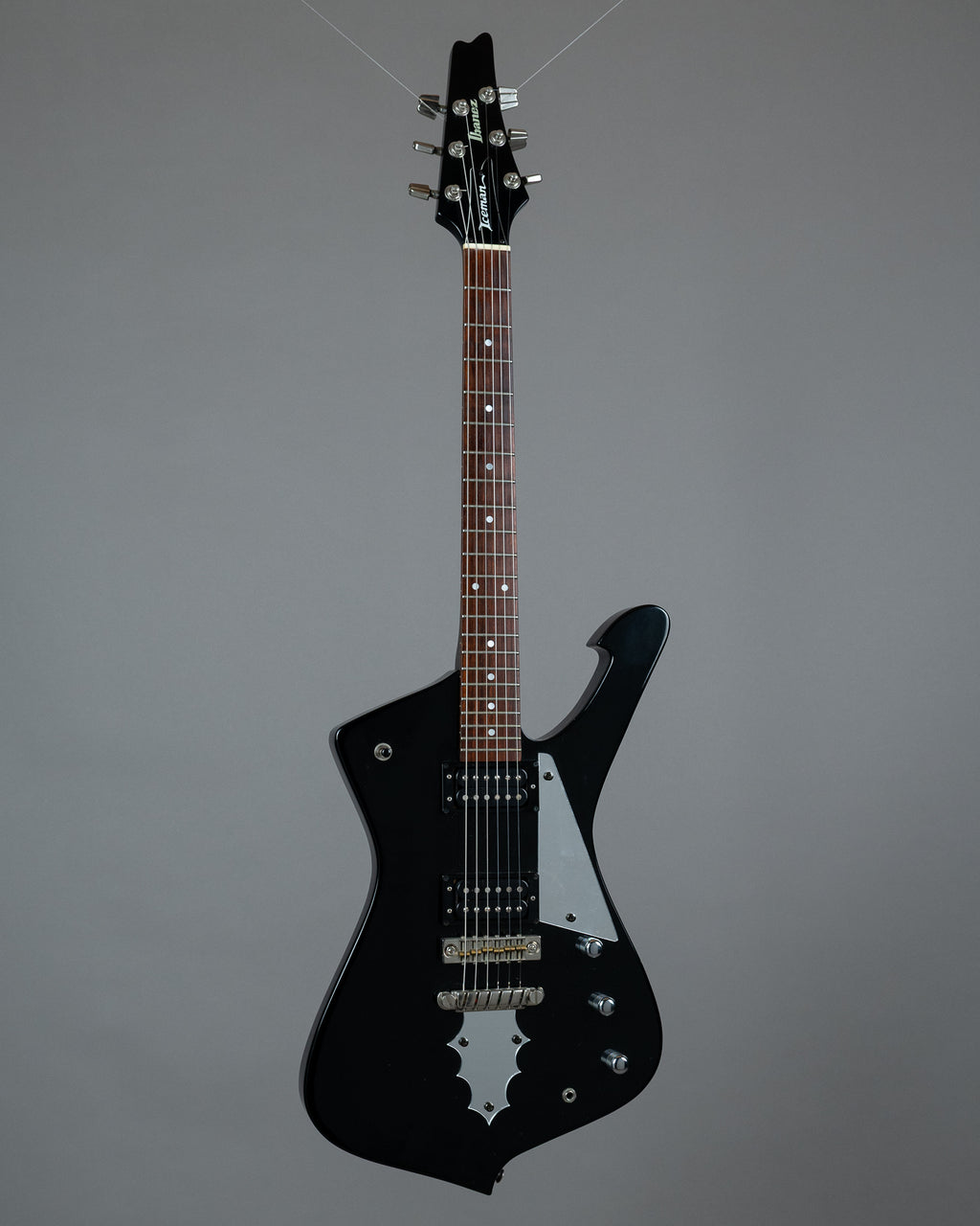 1981 Ibanez IC50 Iceman PS MOD (Japan, Black, OHSC)