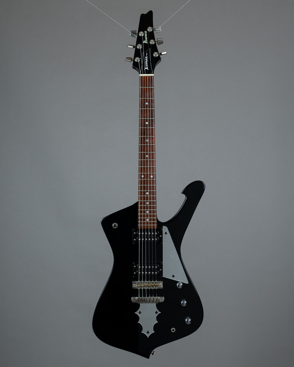 1981 Ibanez IC50 Iceman PS MOD (Japan, Black, OHSC)