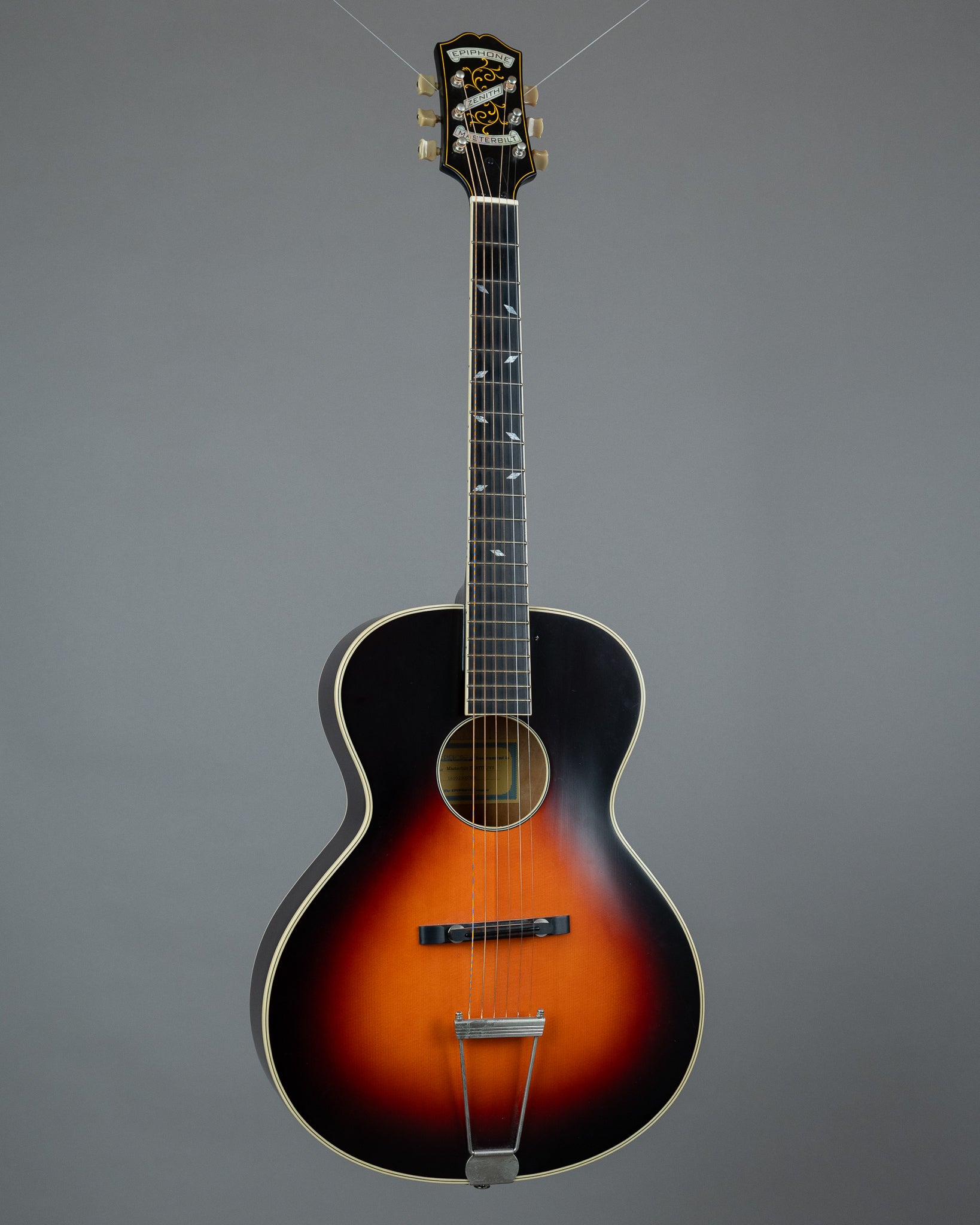 2016 Epiphone Masterbilt Zenith (Indonesia, Sunburst, Pickup, OHSC)
