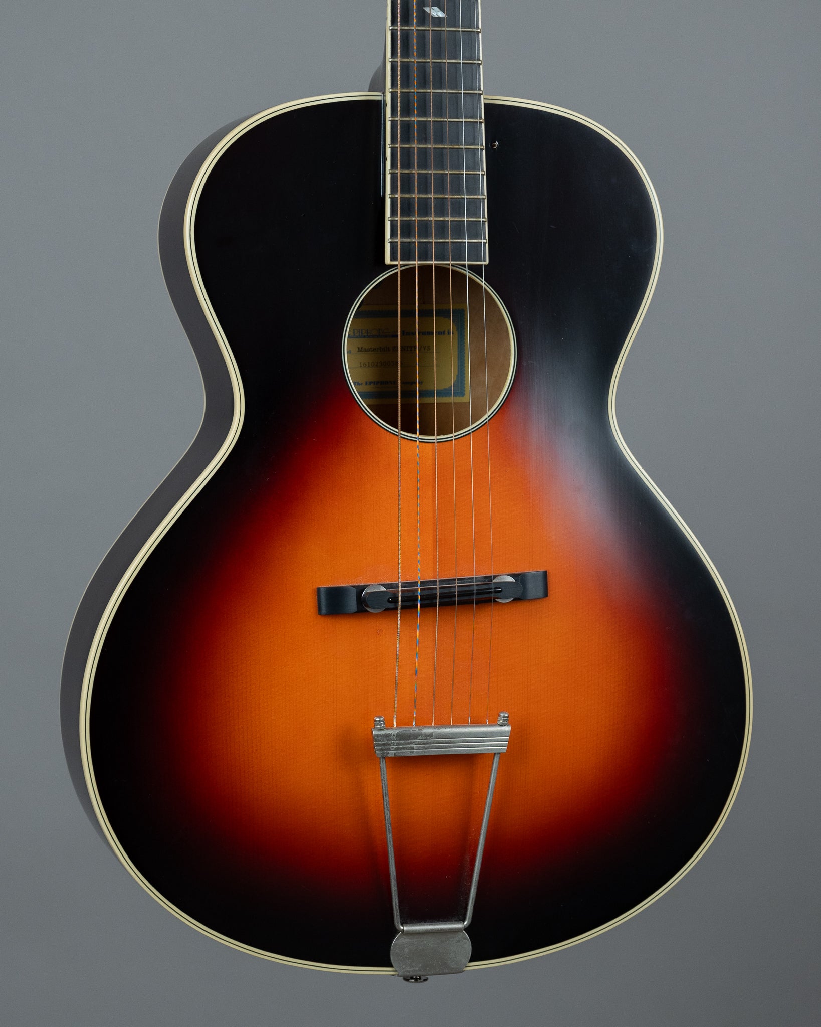 2016 Epiphone Masterbilt Zenith (Indonesia, Sunburst, Pickup, OHSC)