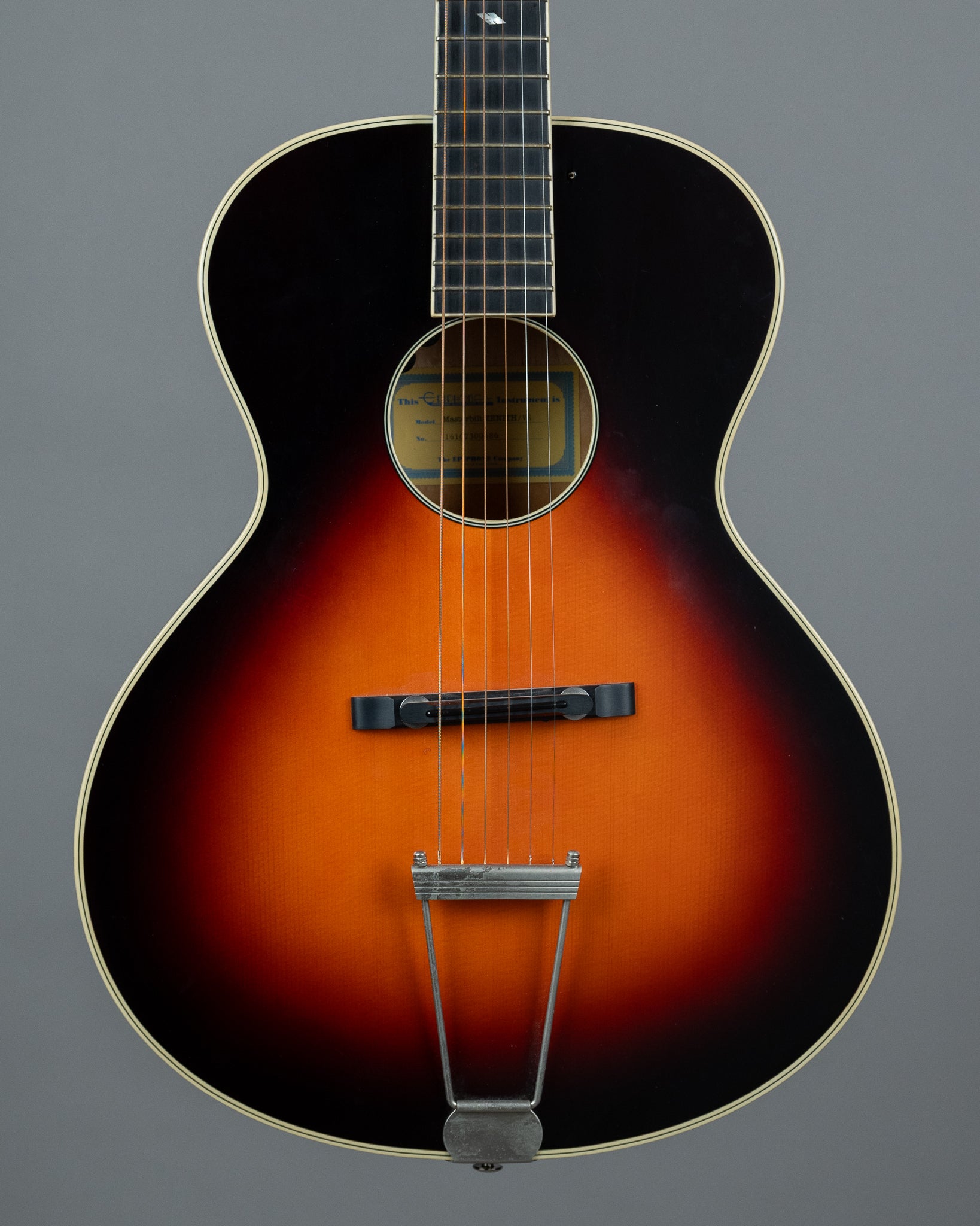 2016 Epiphone Masterbilt Zenith (Indonesia, Sunburst, Pickup, OHSC)