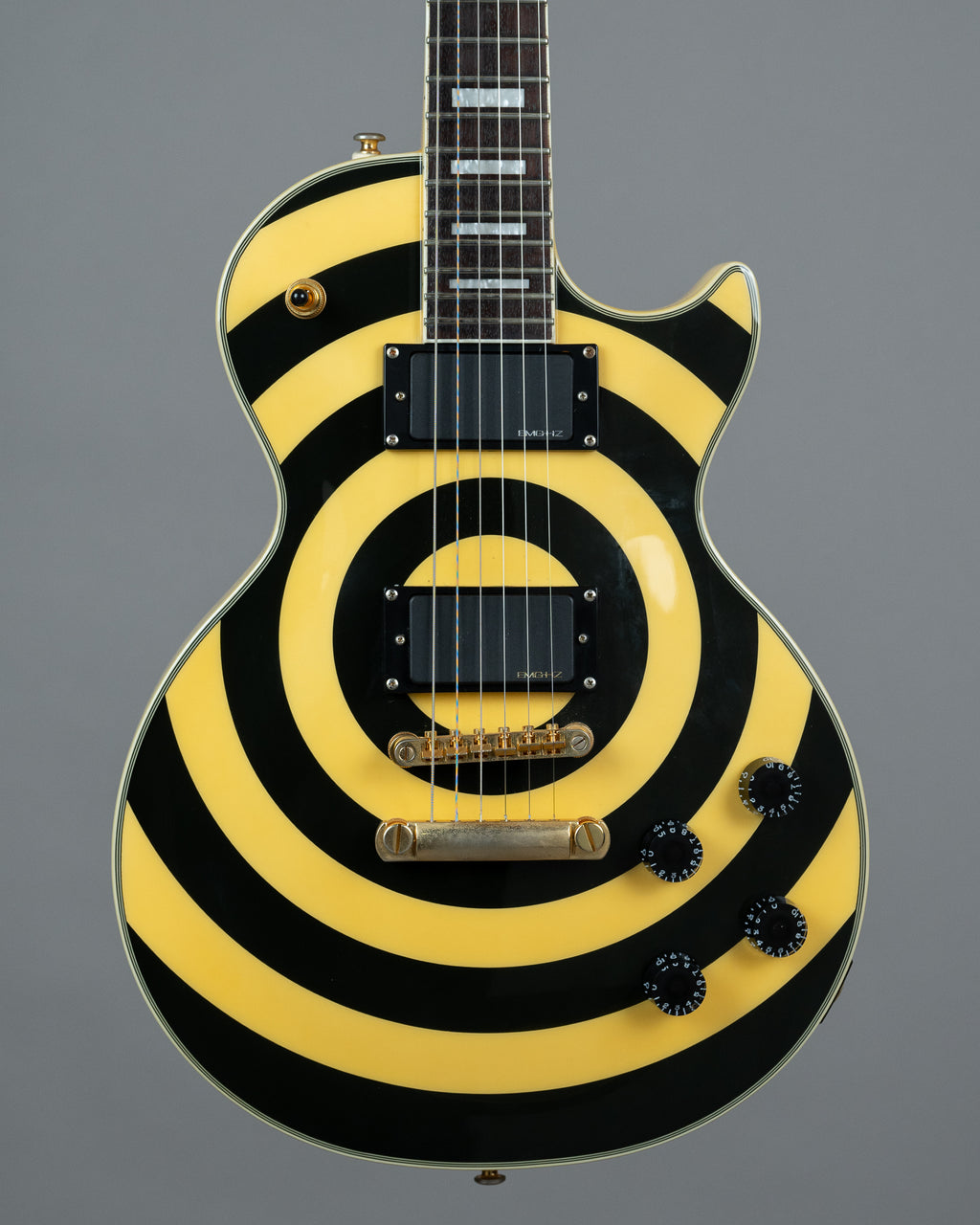 2003 Epiphone Zakk Wylde Signature Les Paul Custom (Korea, Antique Ivory with Bullseye)