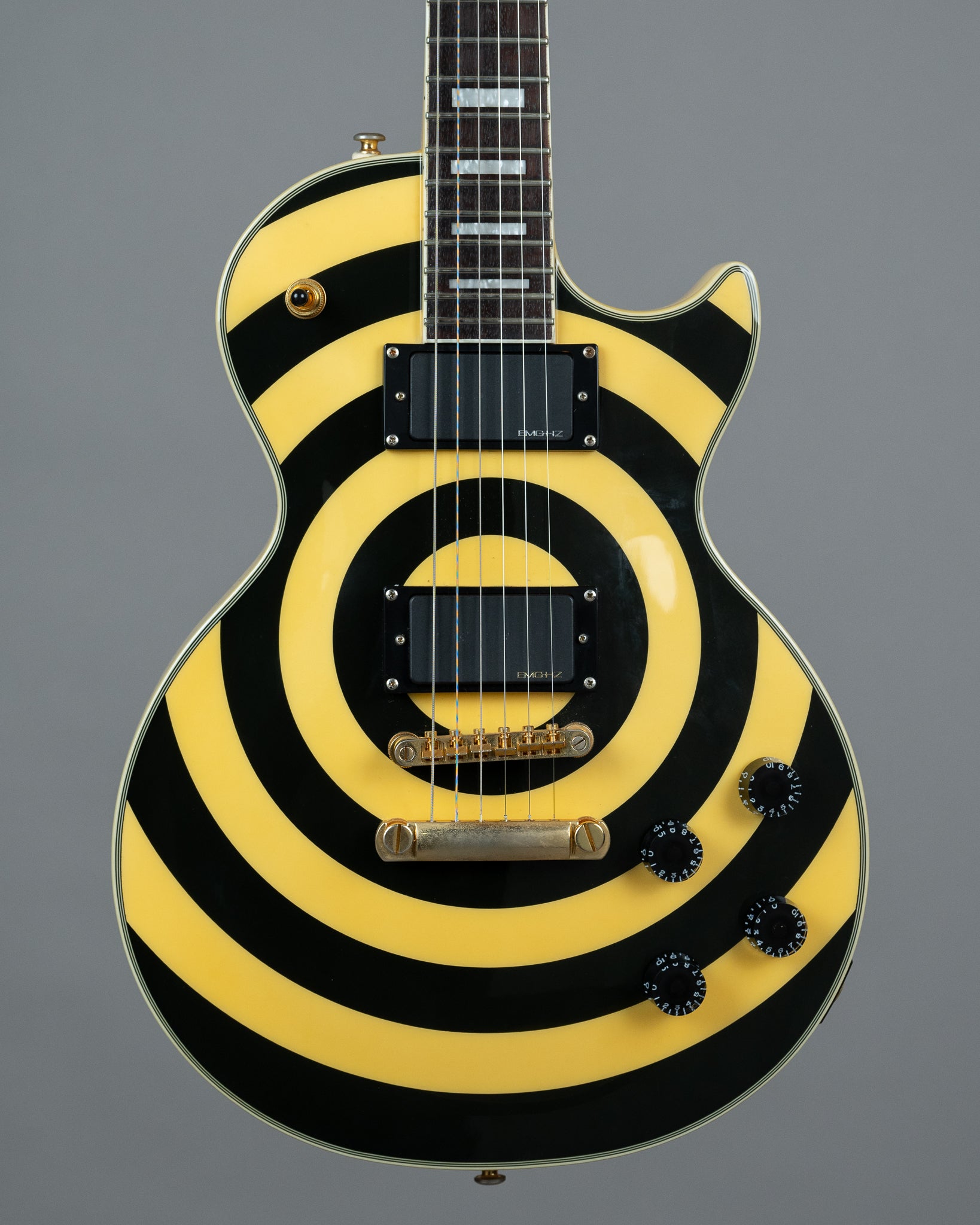 2003 Epiphone Zakk Wylde Signature Les Paul Custom (Korea, Antique Ivory with Bullseye)