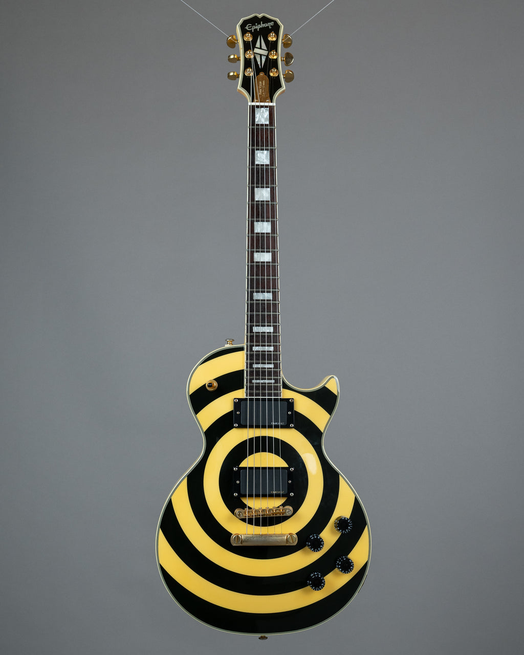 2003 Epiphone Zakk Wylde Signature Les Paul Custom (Korea, Antique Ivory with Bullseye)