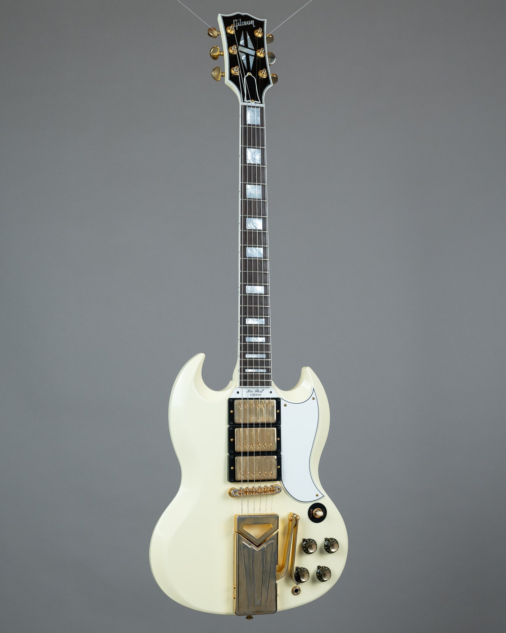 2021 Gibson Custom 60th Anniversary 1961 SG Les Paul Custom VOS (USA, Polaris White, OHSC)