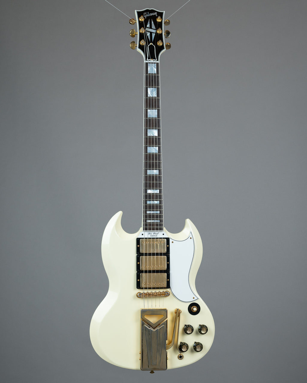 2021 Gibson Custom 60th Anniversary 1961 SG Les Paul Custom VOS (USA, Polaris White, OHSC)