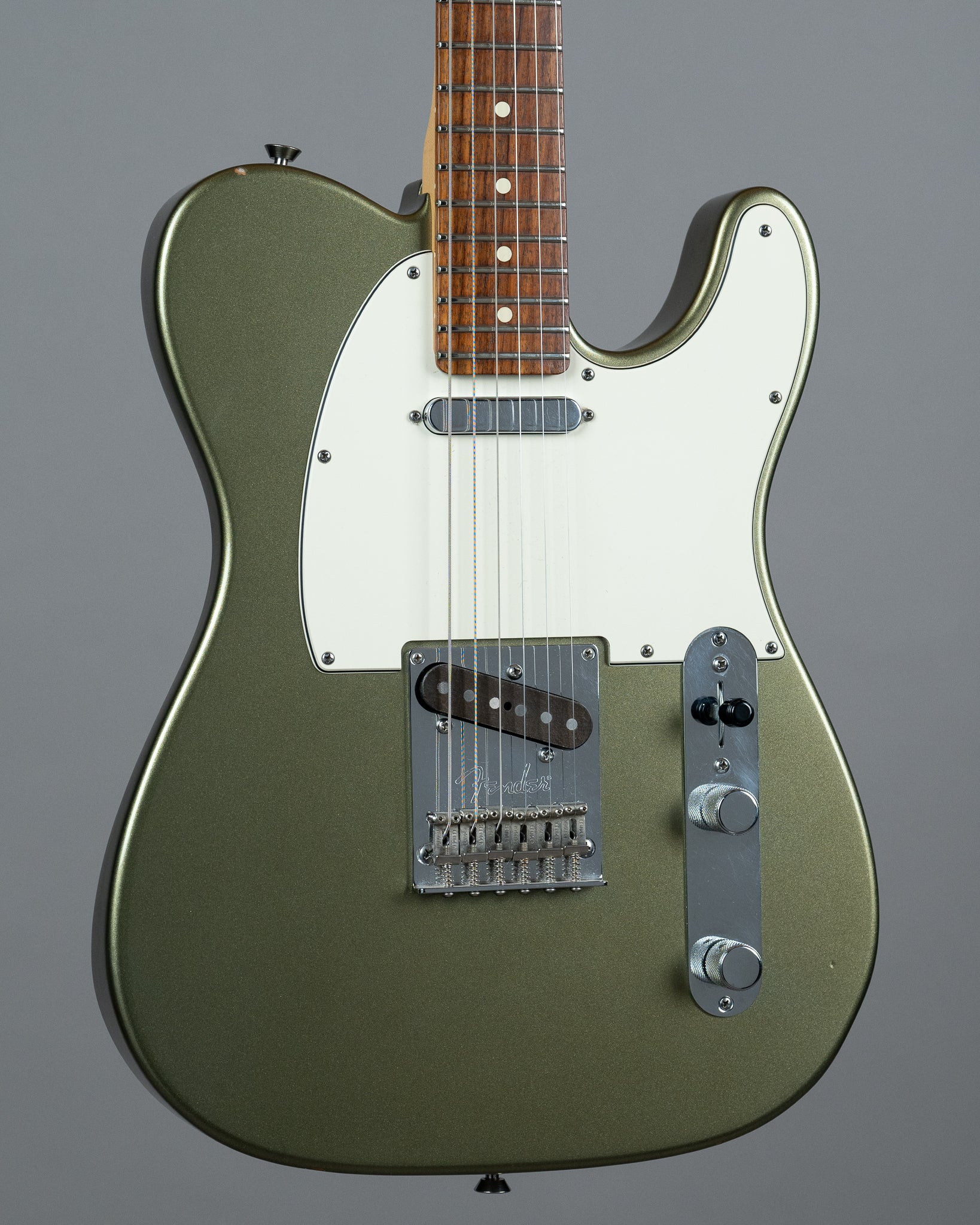 2013 Fender American Standard Telecaster (USA, Jade Pearl Metallic, OHSC)