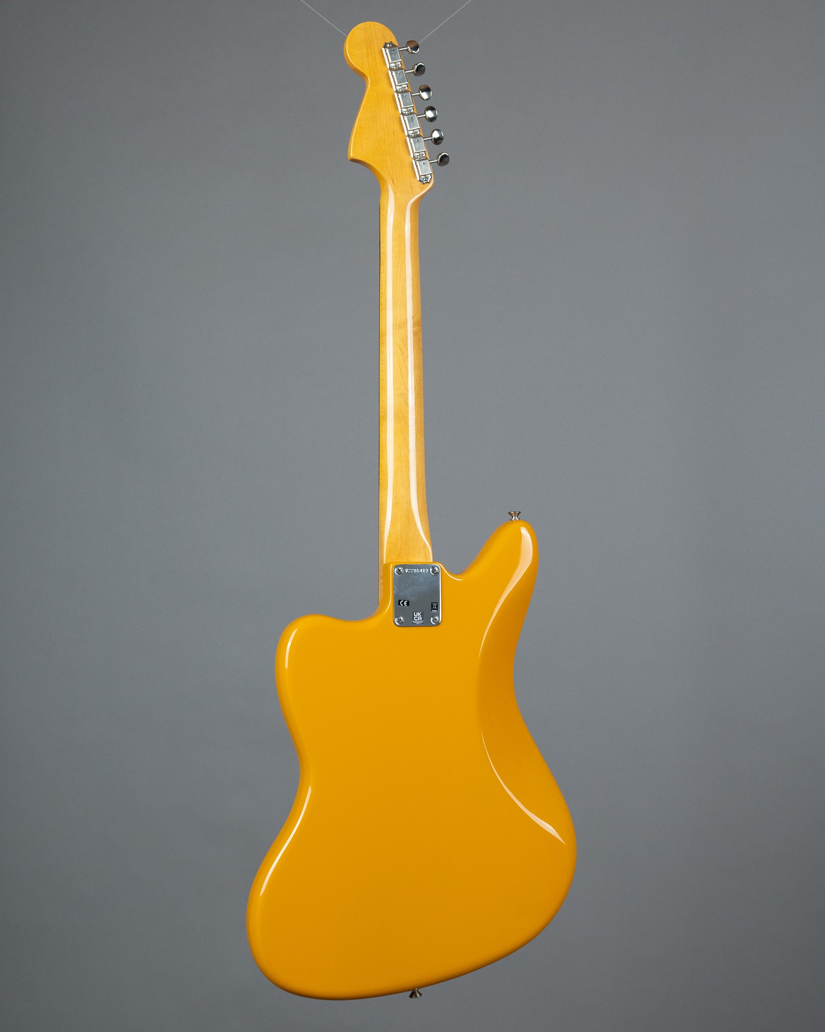 2022 Fender Limited Colour Johnny Marr Jaguar (USA, Fever Dream Yellow, OHSC and papers)