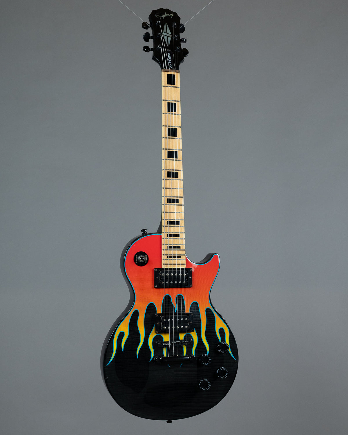 2004 Epiphone Les Paul Custom John Connolly (Korea, Trans Grey Maple Flame)