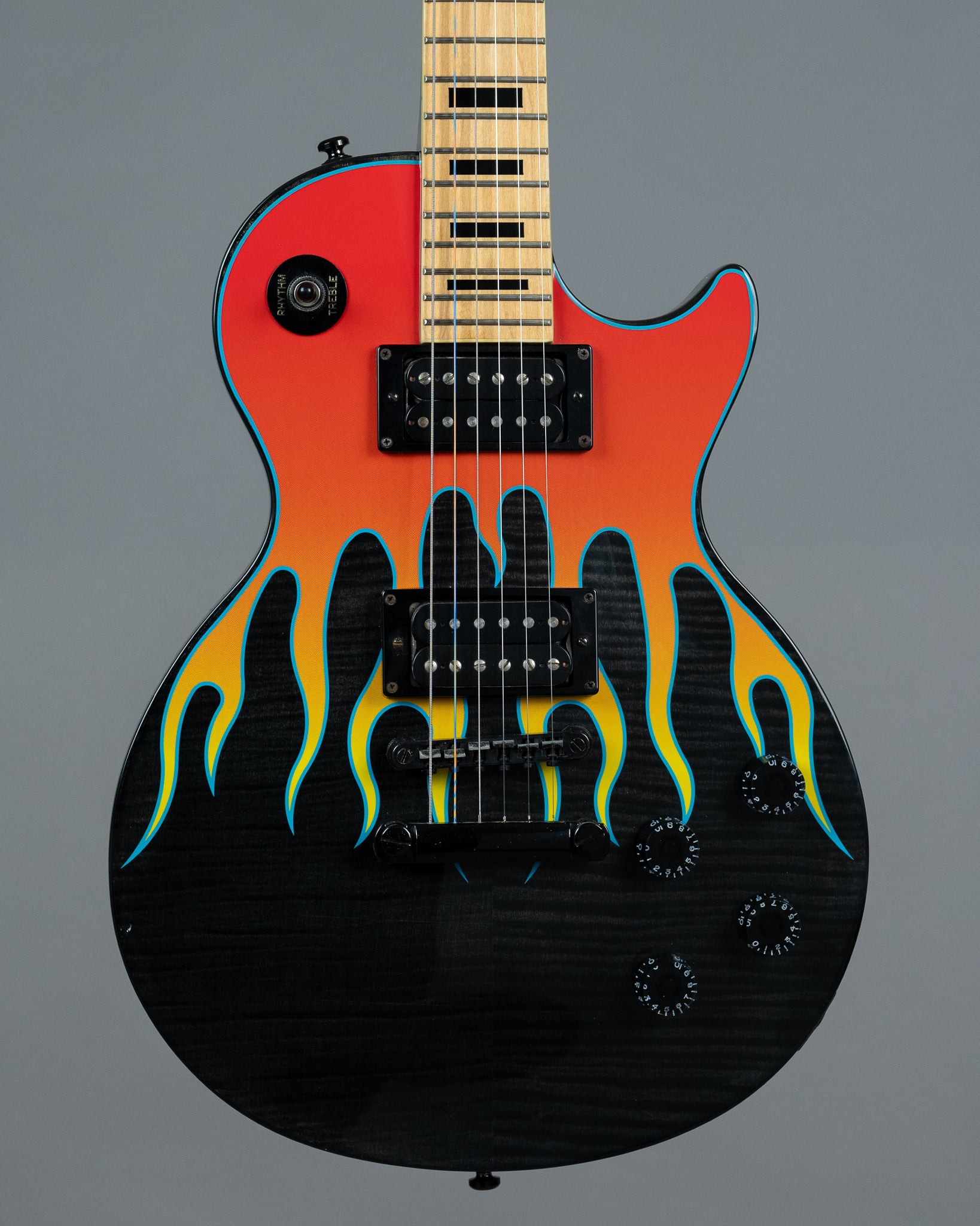 2004 Epiphone Les Paul Custom John Connolly (Korea, Trans Grey Maple Flame)