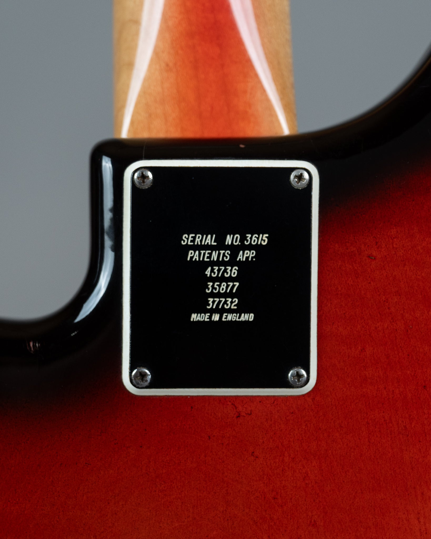1963 Burns Split Sonic (England, Sunburst, HSC)