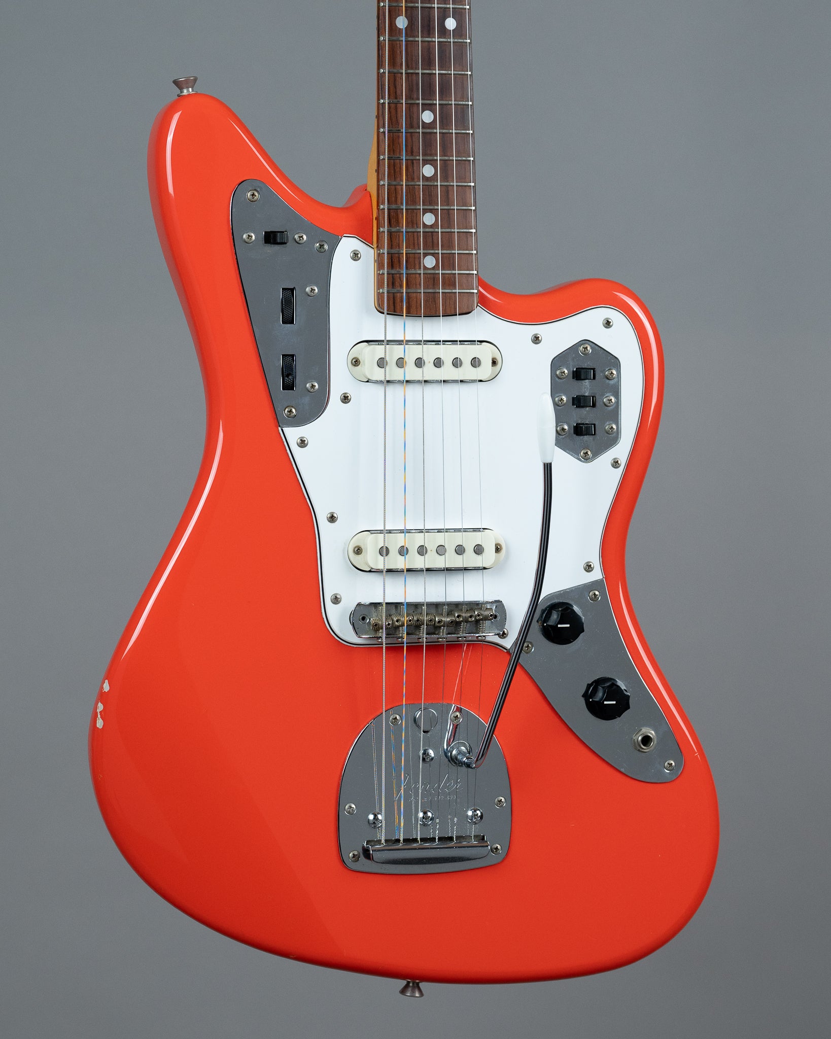 2000 Fender Jaguar JG66-85 (Japan, Fiesta Red)