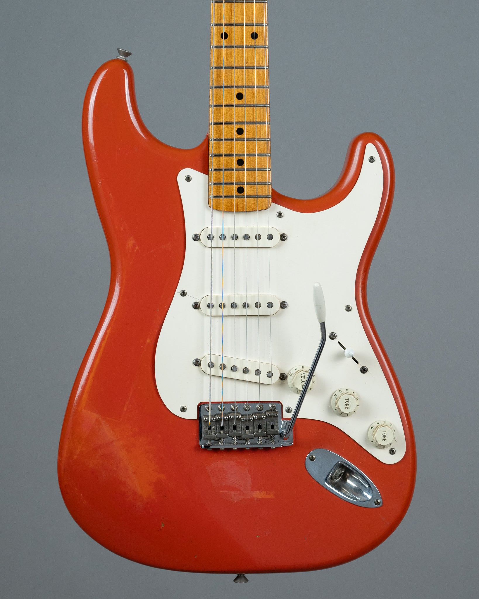 1999 Fender 57 Reissue American Vintage Stratocaster (USA, Fiesta Red, Tweed HC)