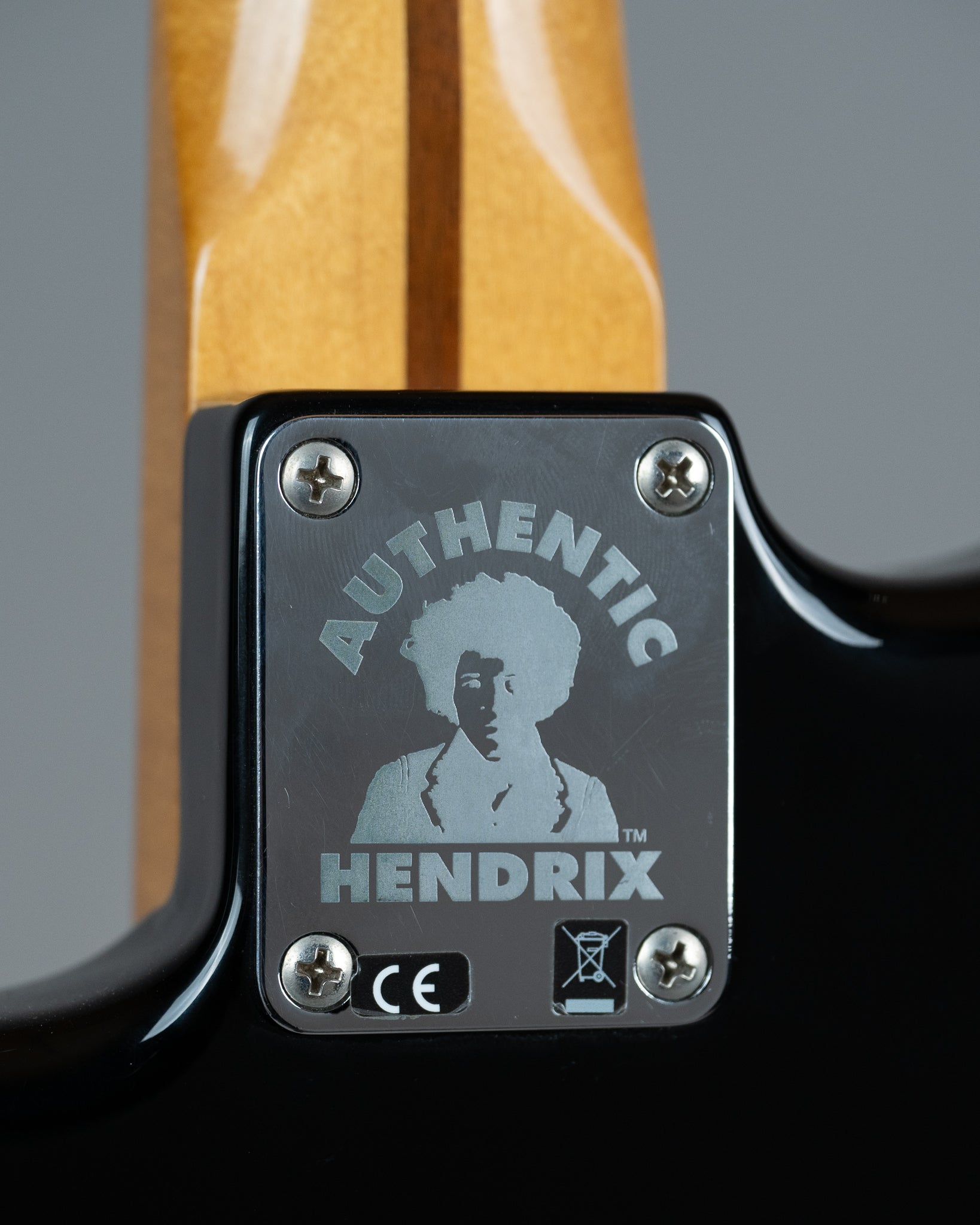 2015 Fender Jimi Hendrix Stratocaster (Mexico, Black, HSC)
