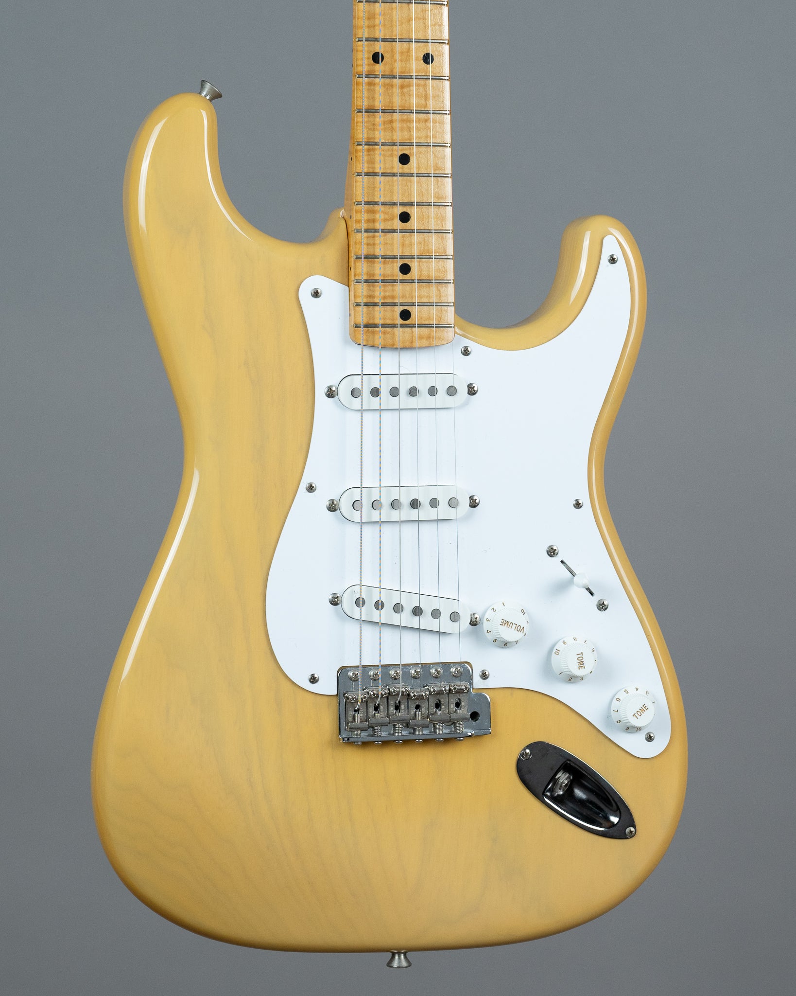 1994 Fender ST-54-70AS 40 Year Edition Stratocaster (Japan, Foto Flame, Aged White Blonde, HSC)