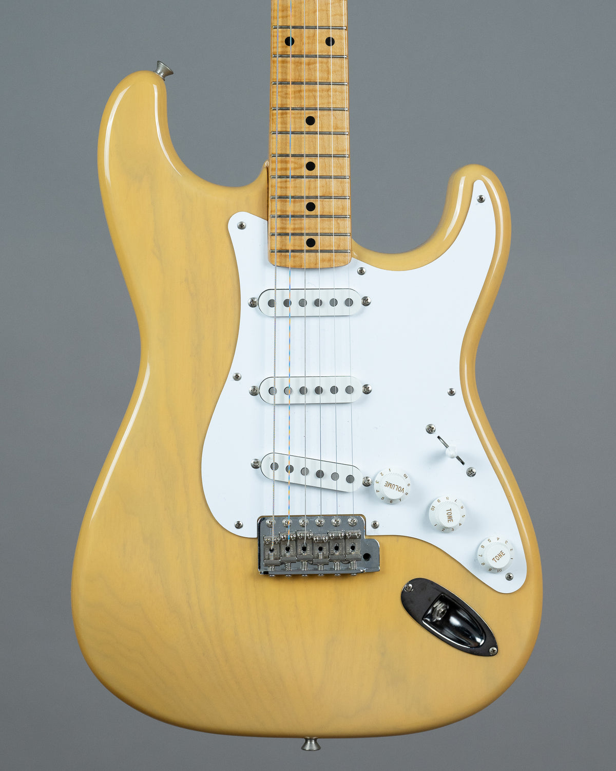 1994 Fender ST-54-70AS 40 Year Edition Stratocaster (Japan, Foto Flame, Aged White Blonde, HSC)